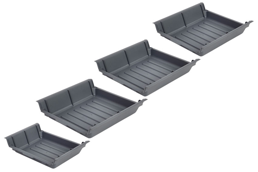 Fermostock Auffangbehälter-Kombination für Auflage 460 x 1590 mm (1 x A 3 x B)