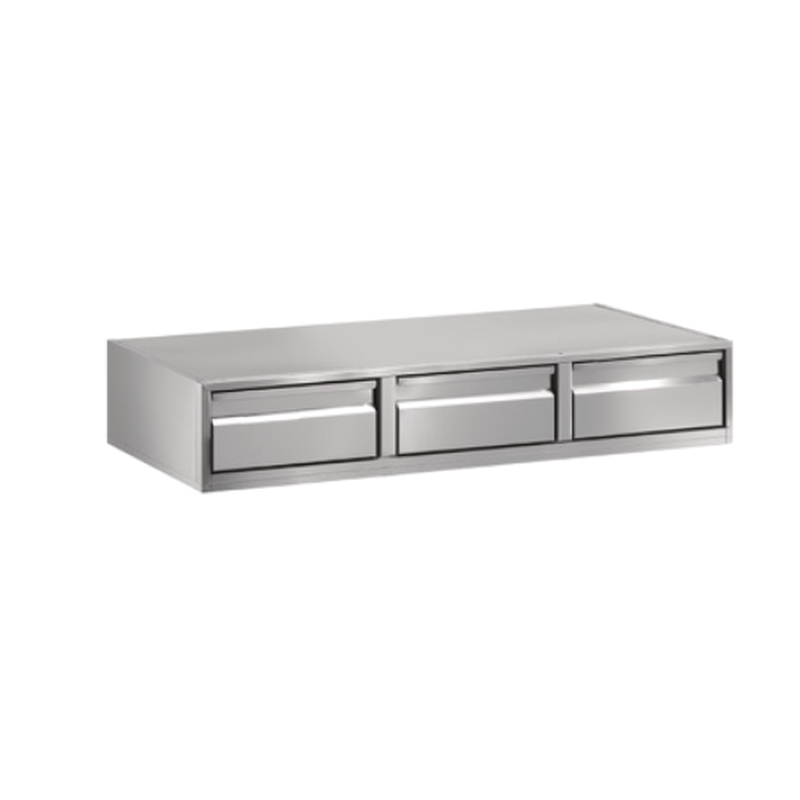 Panierlade für Kühlunterbau mit 3 Türen, 1790 × 660 × 220 mm GN Premium