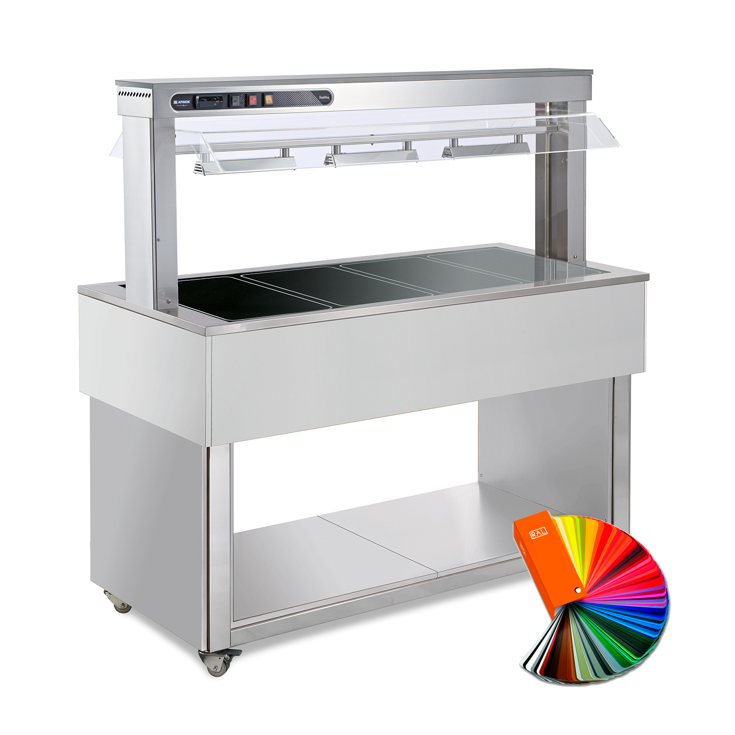 Speisebuffet TRADITION BROWN, 4 x GN 1/1, RAL special