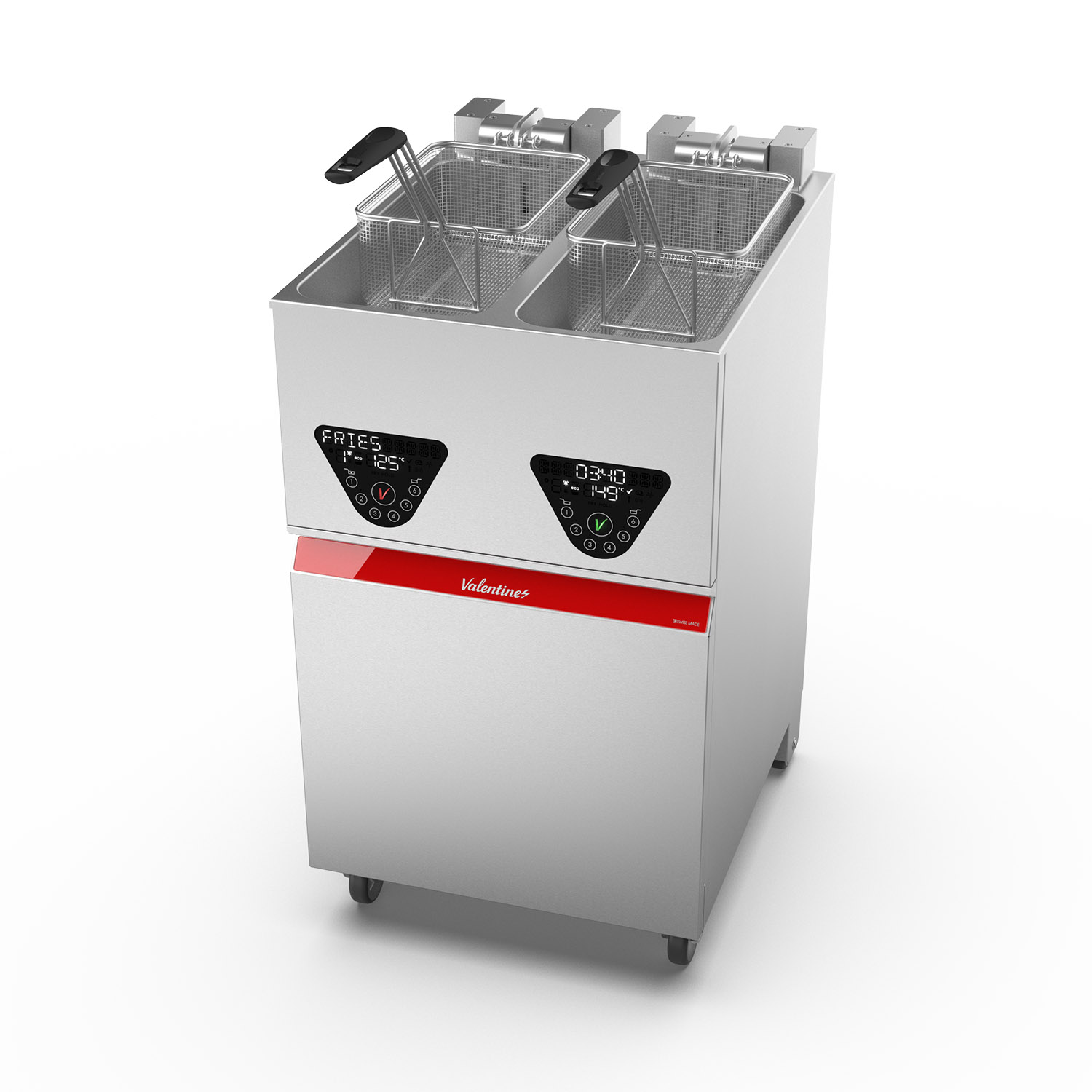 Standfritteuse Valentine The CORE Smart 2525 (T) mit TURBO, 2 x 9-10 Liter, ohne Optionen 