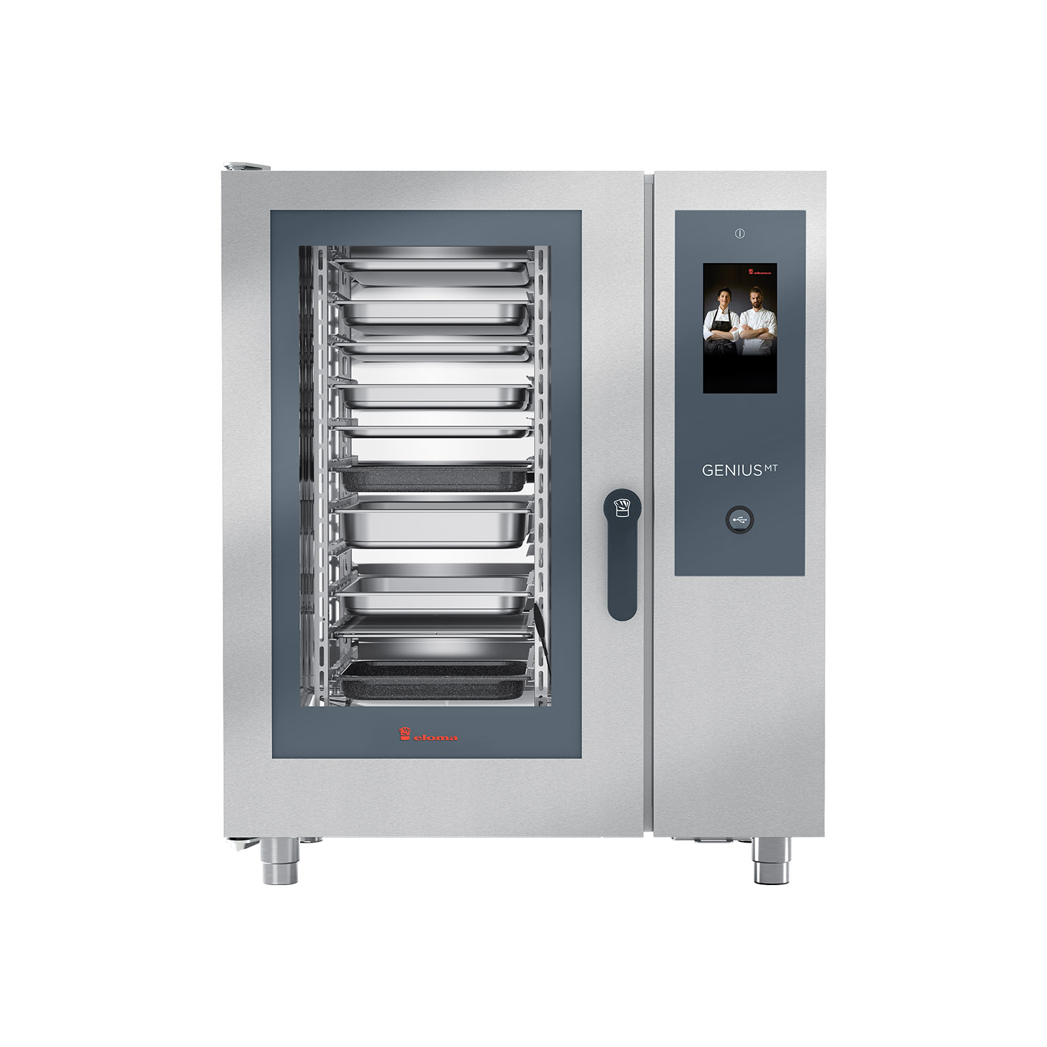 Eloma-Genius-MT-10-11-Heissluftdmpfer-Linksanschlag-Frontal