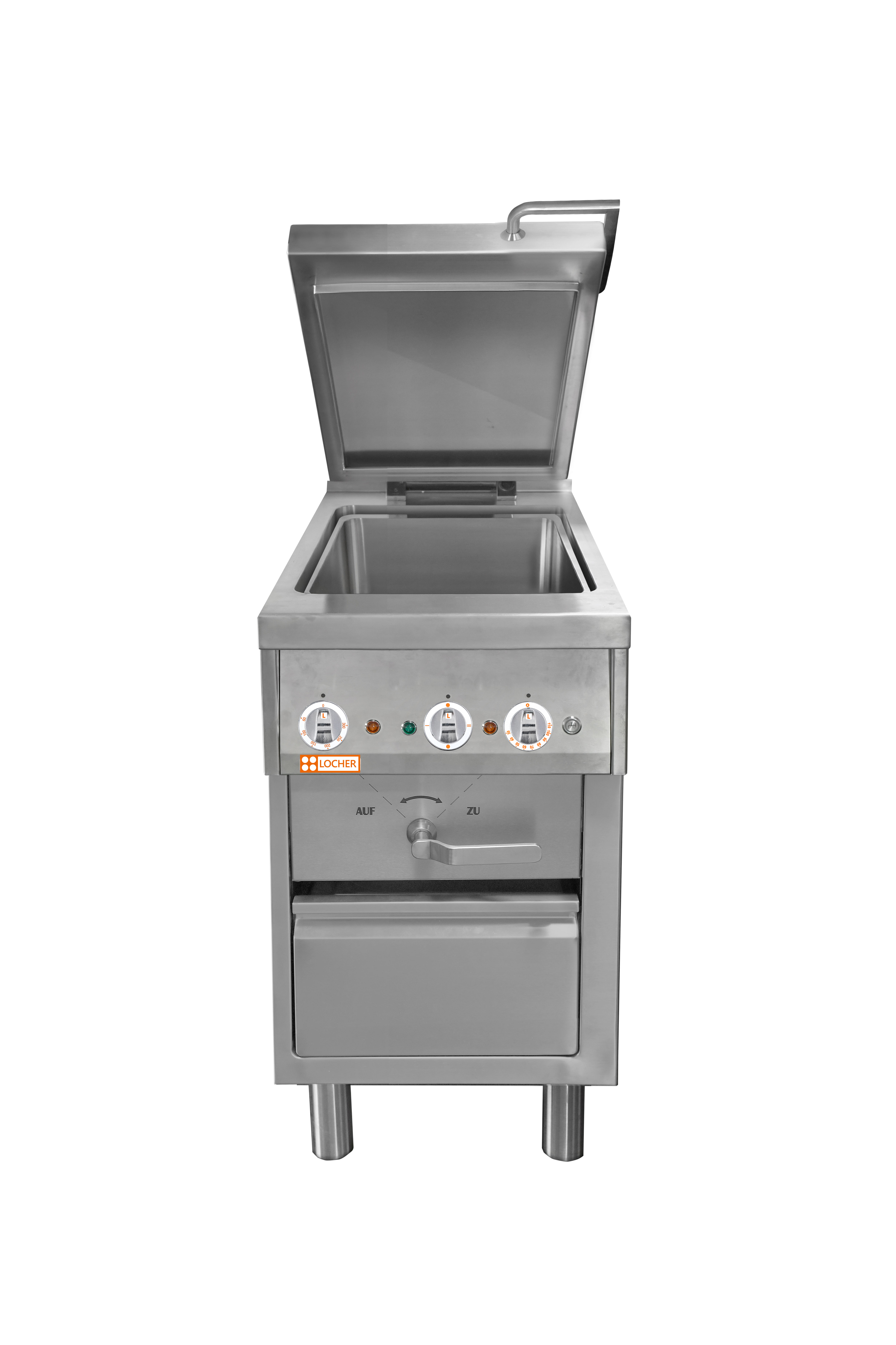 Locher Multispeed Brat- und Kochgerät Stand 850, GN 1/1+ mit 37 Liter
