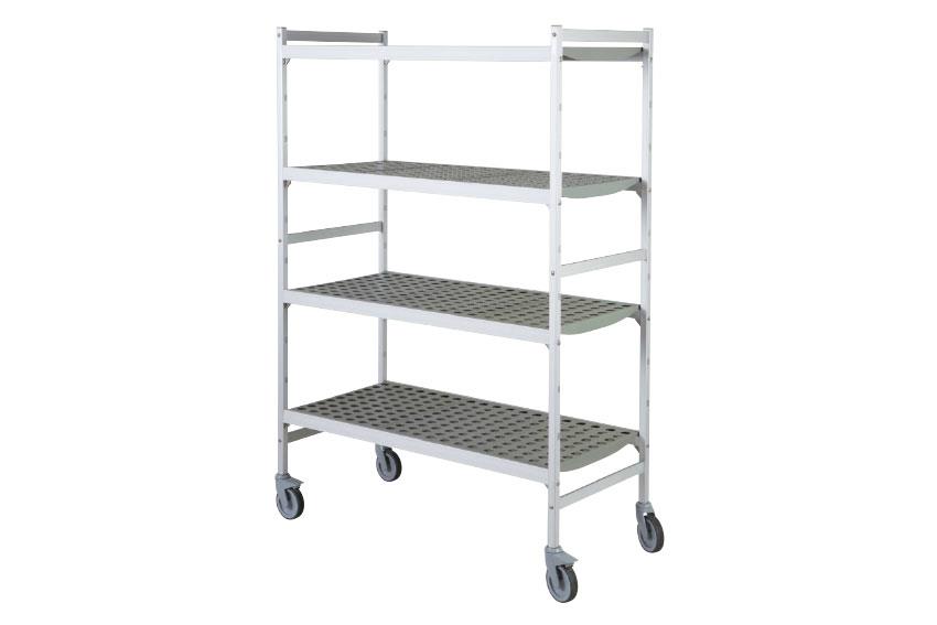Fermostock 6611 Regalwagen 1500 x 460 x 1792 mm, 4 Auflagen