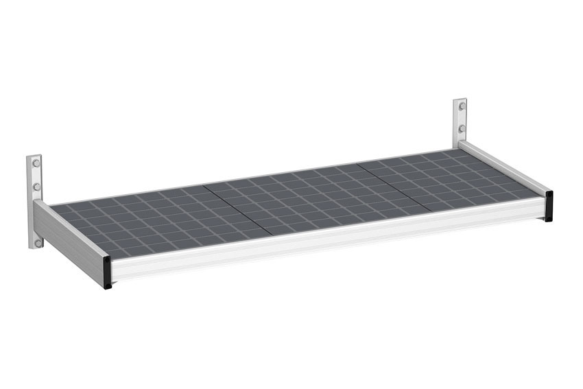 Fermostock 6622 Wandregal Tiefe 460 mm, Länge 1500 mm