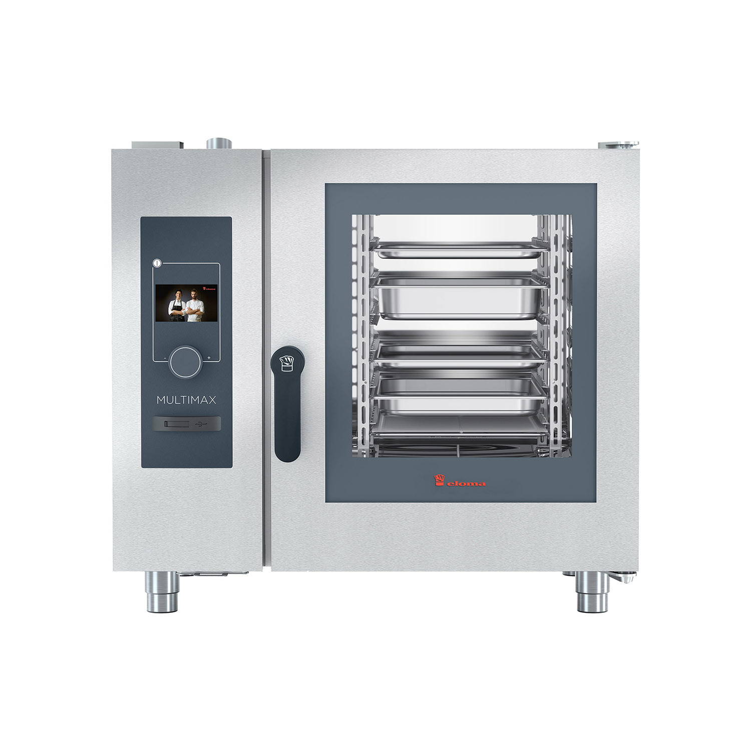 Eloma-Multimax-6-11-Heissluftdmpfer-Rechtsanschlag-Frontal