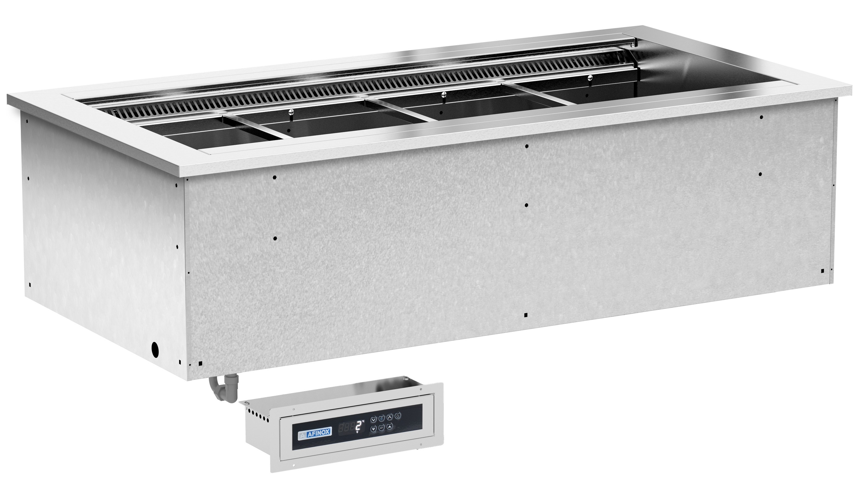 Einbau-Kühlwanne SOUL PLUS BLUE, 4 x GN 1/1, ohne Aggregat