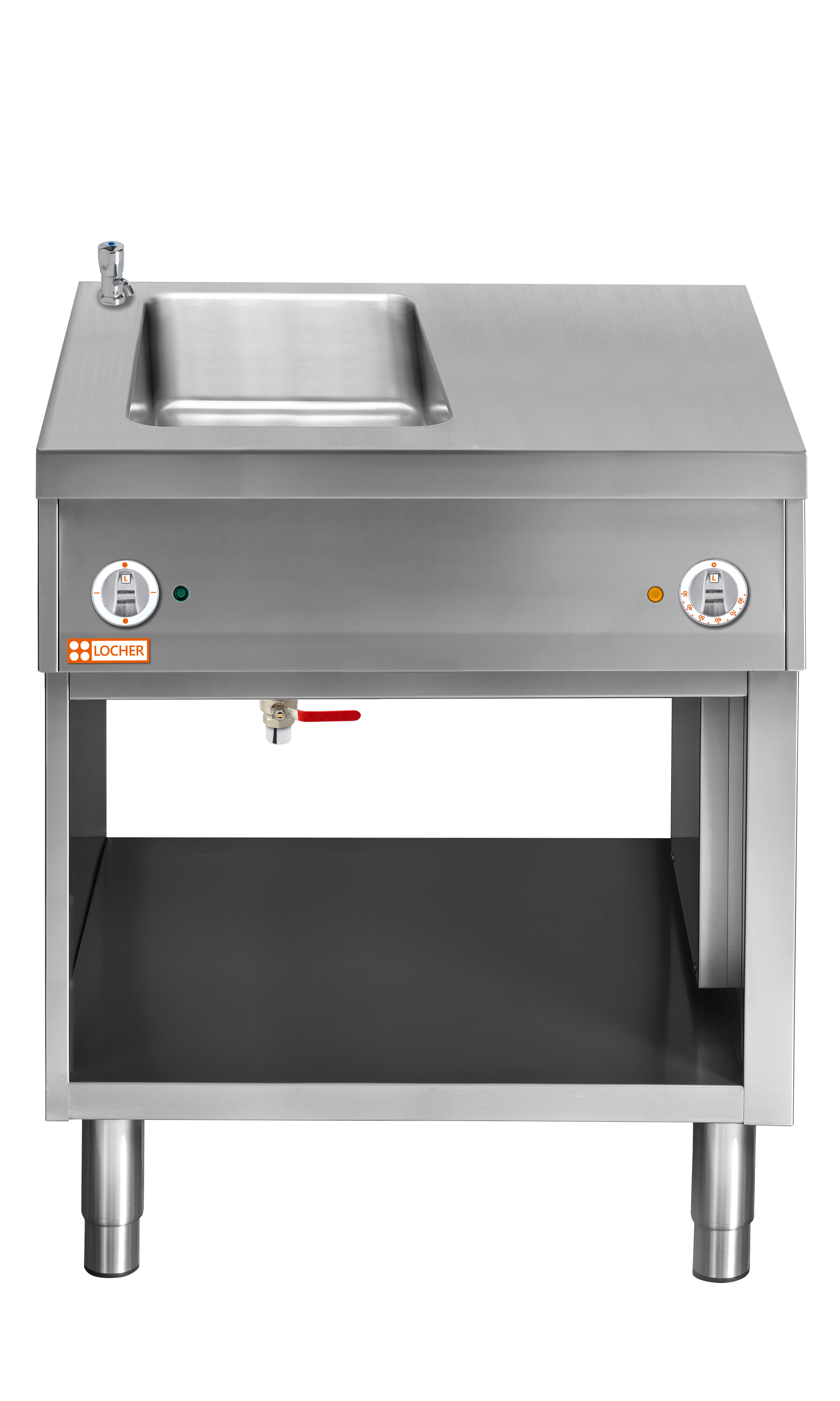 Locher Elektro-Wasserbad Stand 900B, GN 1/1 links