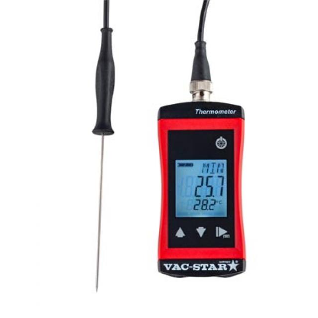 Kerntemperatur-Thermometer VAC-STAR mit Einstechsonde, Alarmfunktion