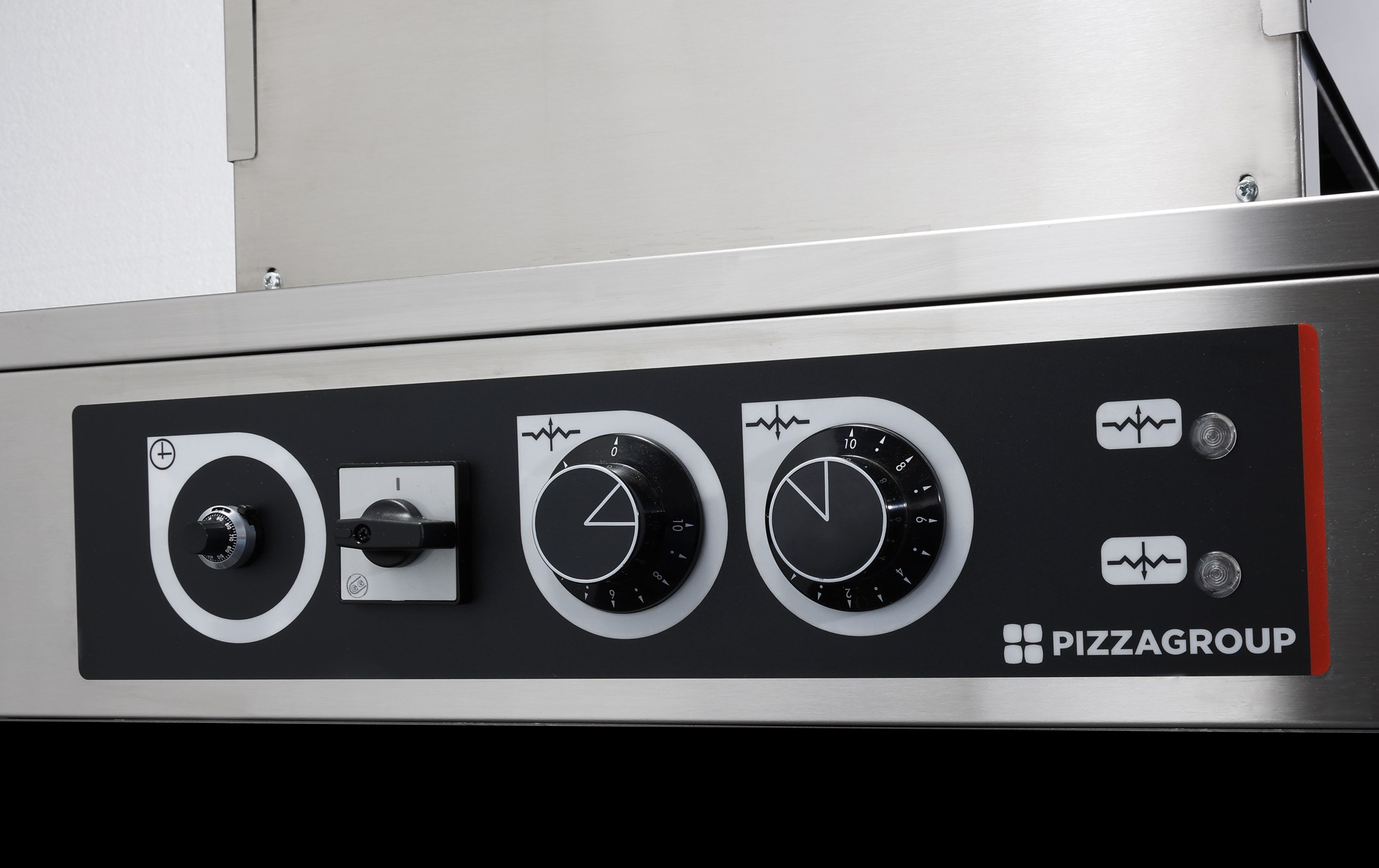 Pizza Group TN 38/45 Bedienfeld mit zwei Thermostaten