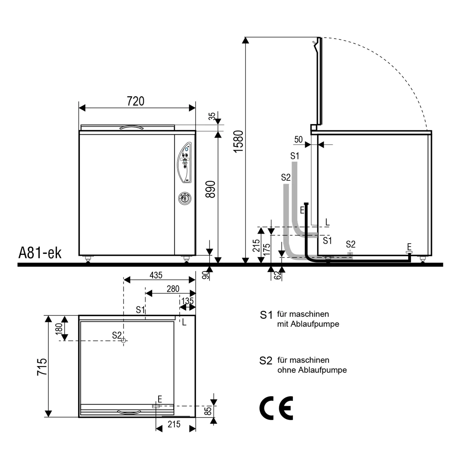 Lamber Gemüsewaschmaschine A81-ek BASE