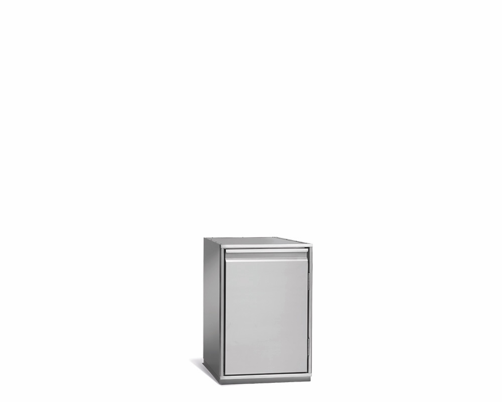 Getränkekühltisch AT, 1 Tür, H 815 × T 680 mm, ohne I-Fach, Breite 580 mm (Verdampfer an der Rückwand)
