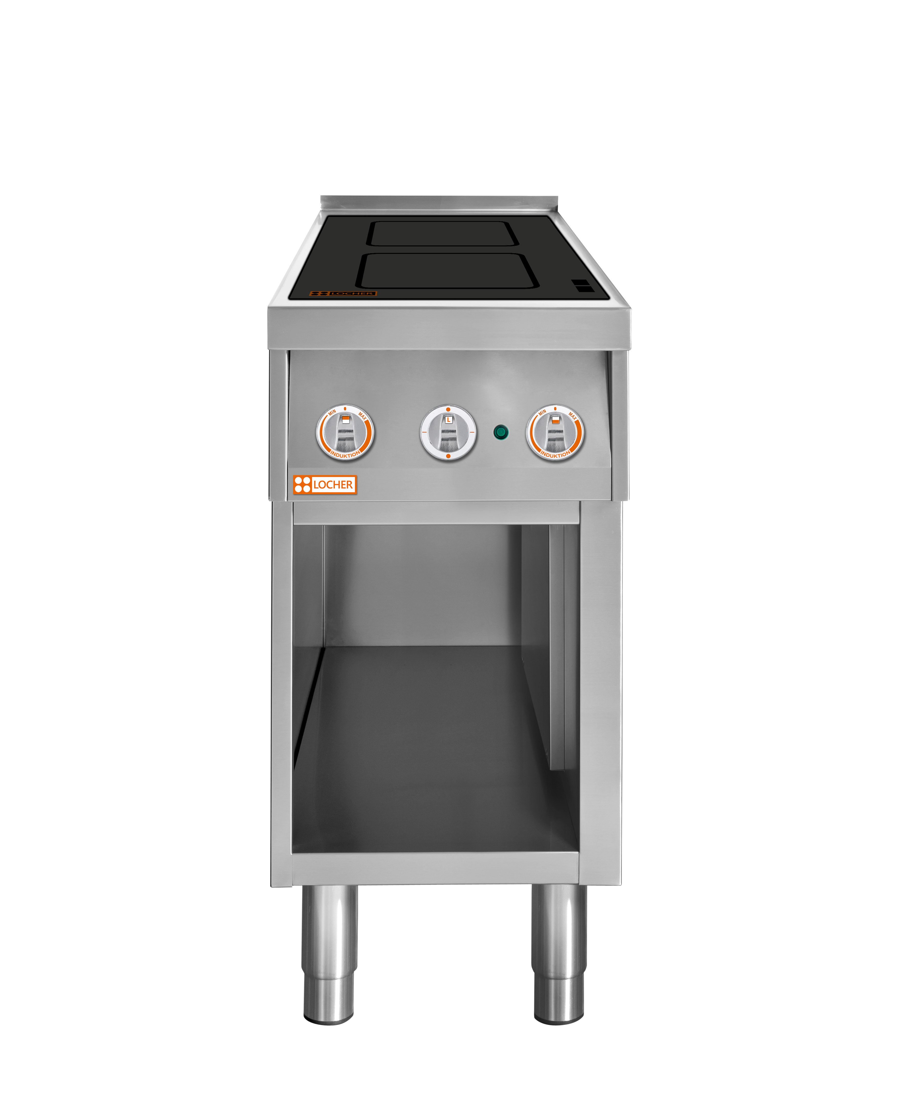 Locher Induktionsherd Stand 850, 2 Kochstellen à 5 kW