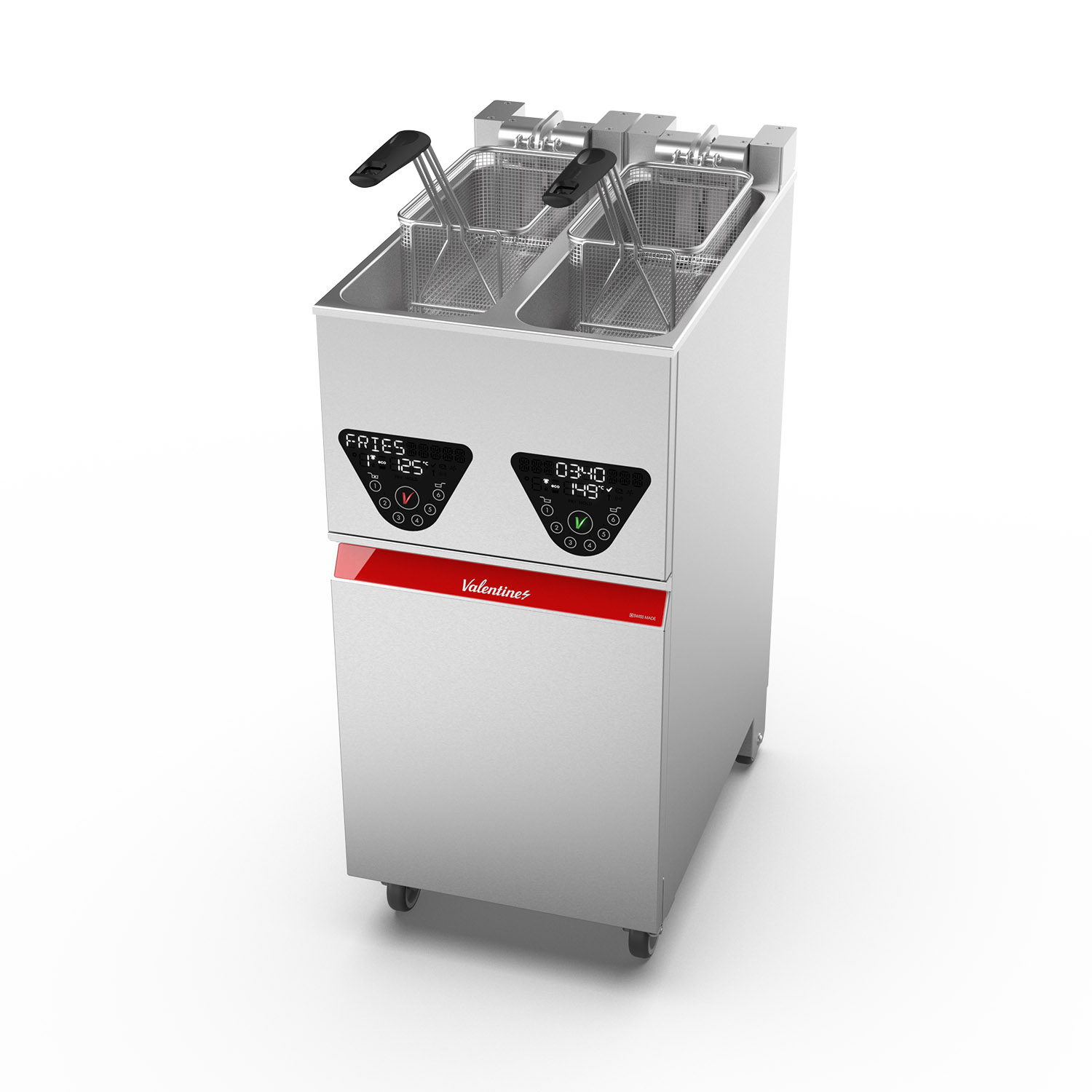 Standfritteuse Valentine The CORE Smart 2200, 2 x 7-8 Liter, ohne Optionen 