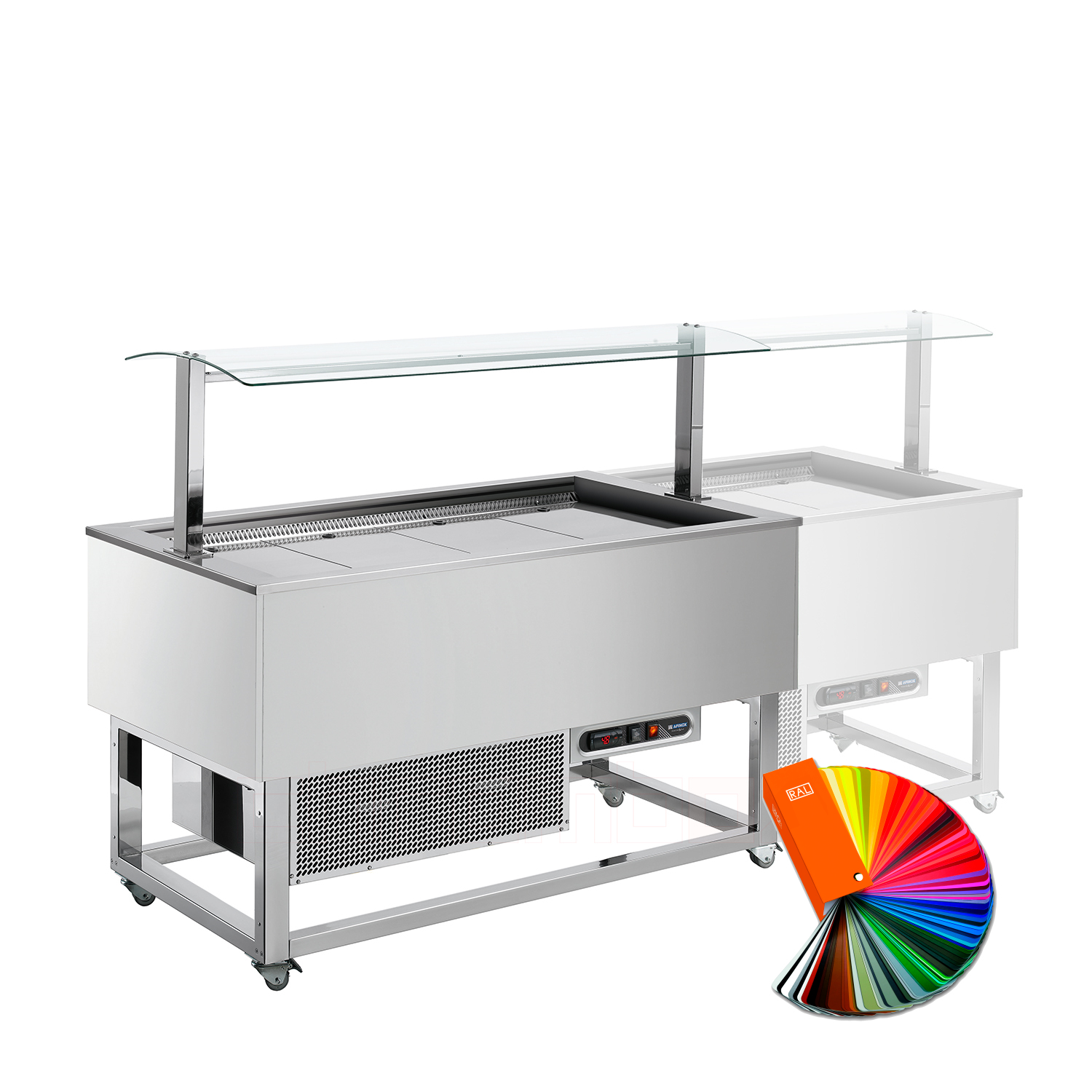 Kühlbuffet ESSENCE BLUE, 6 x GN 1/1, RAL special