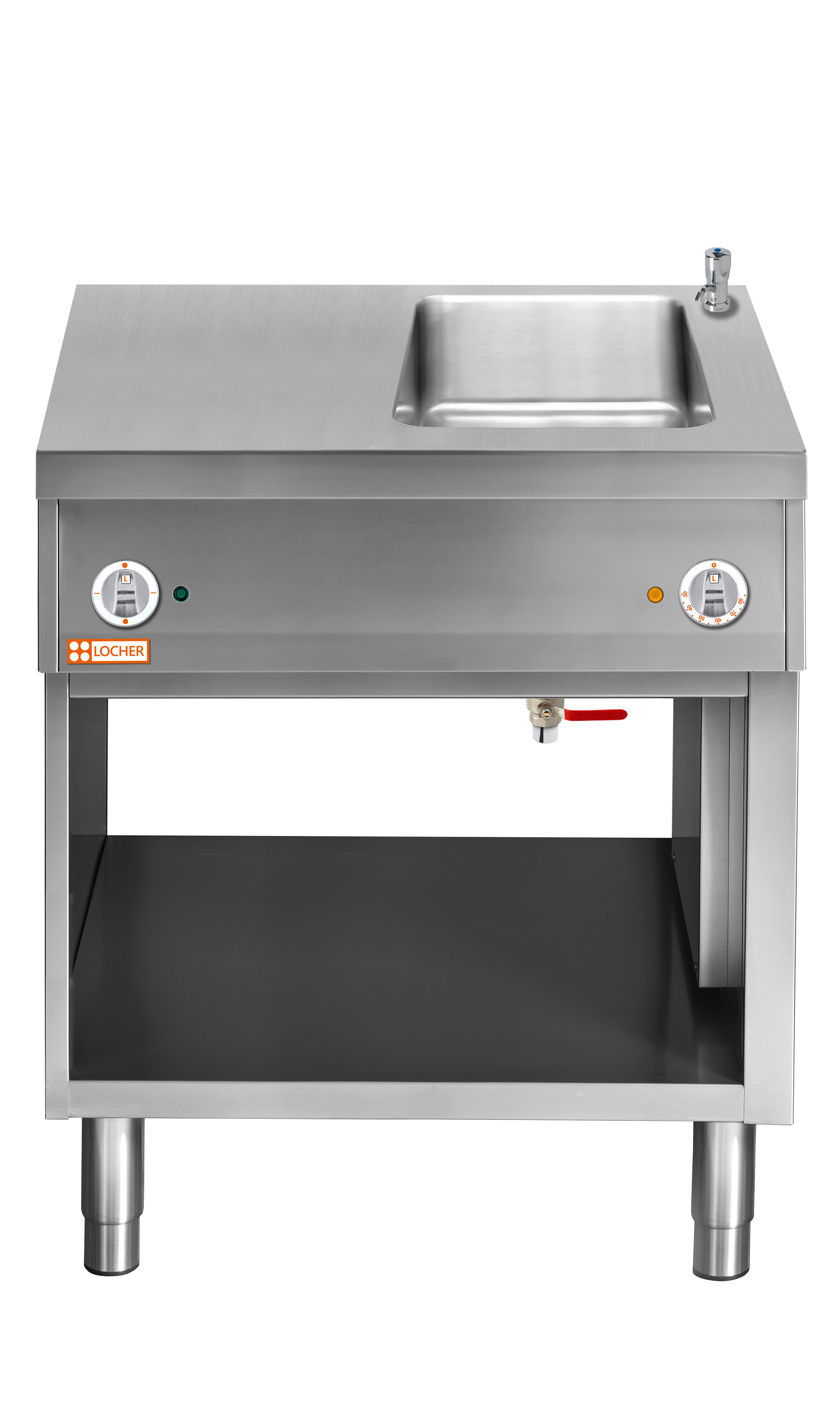 Locher Elektro-Wasserbad Stand 900B, GN 1/1 rechts