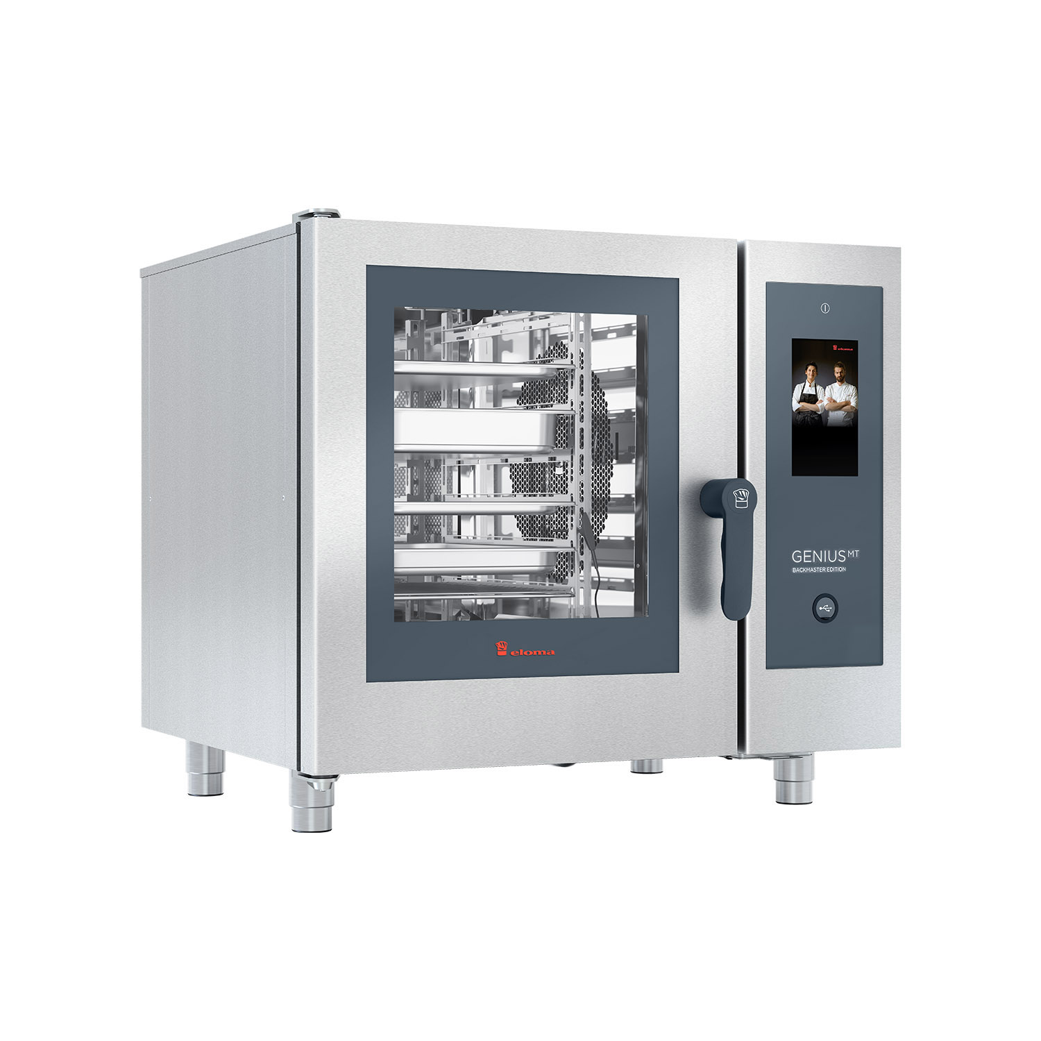 Eloma Genius MT, Kombidämpfer, Elektro, 6 x GN 1/1, Türanschlag links