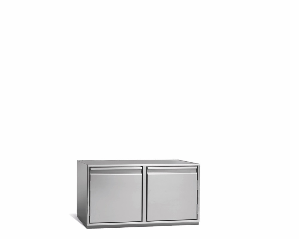 Getränkekühltisch AT, 2 Türen, H 480 × T 680 mm, ohne I-Fach