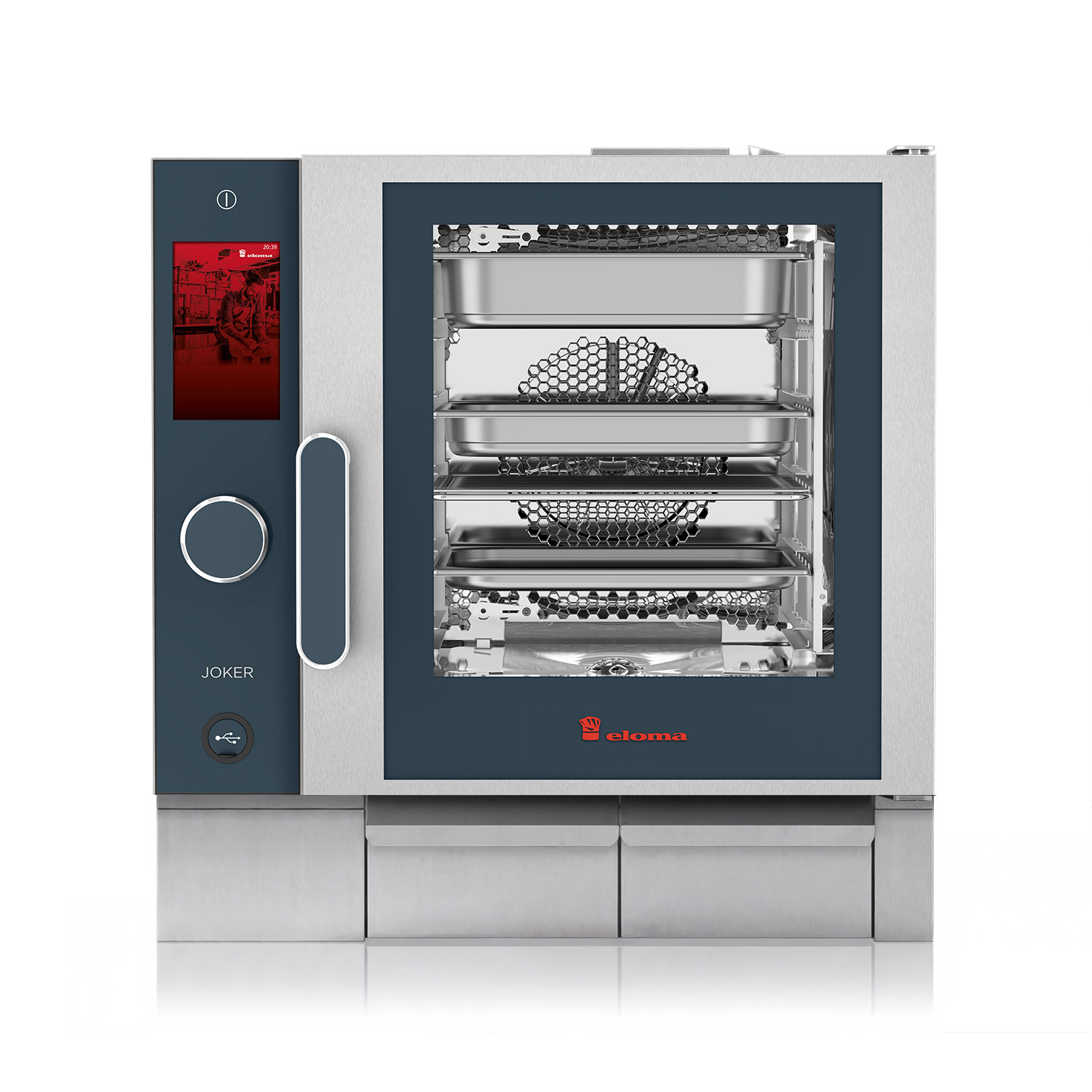 Eloma-Joker-Heissluftdmpfer-ST-Bedienung-Links-Rechtssanschlag-Frischdampfsystem-mobile-Edition-Serie-20