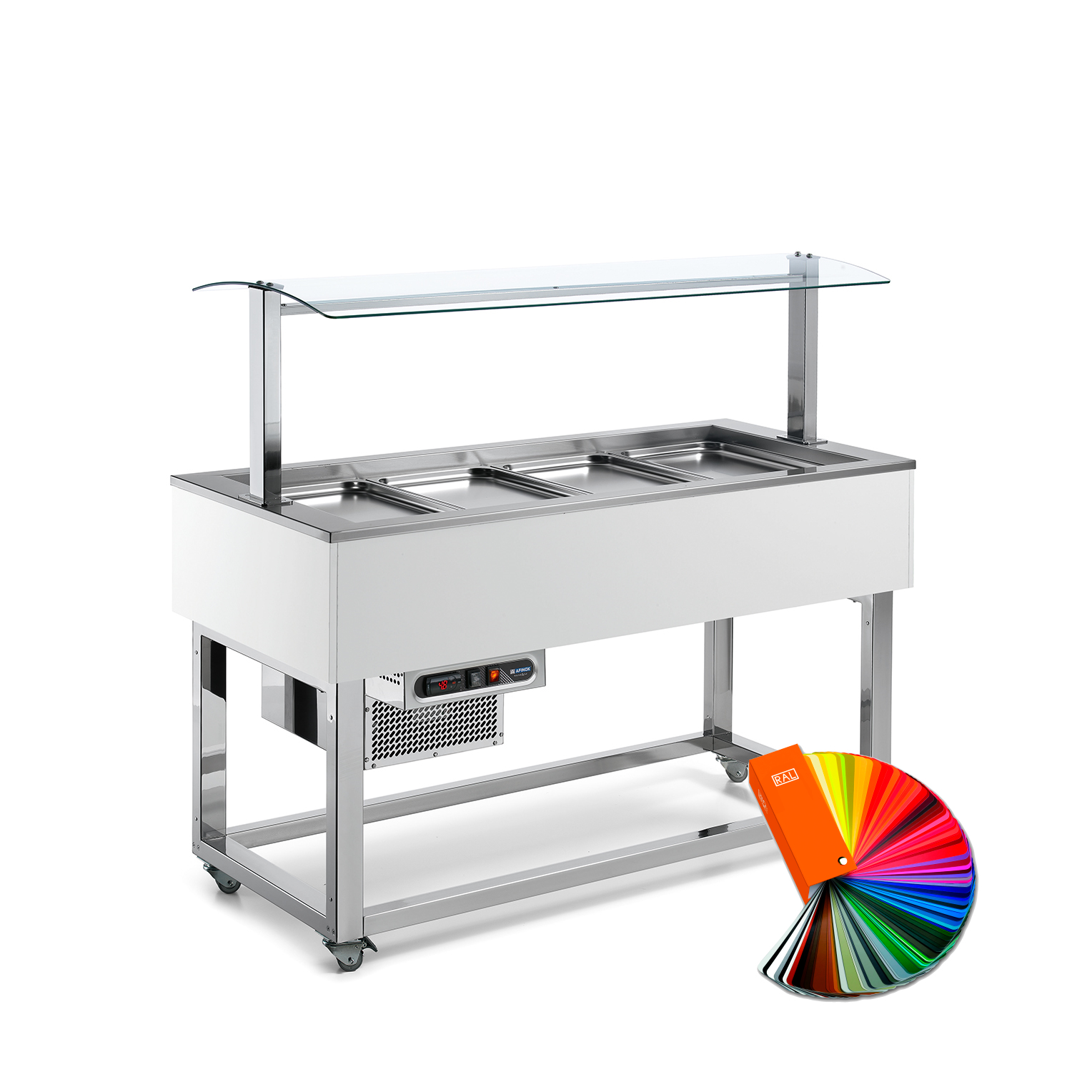 Frühstücksbuffet ESSENCE GREEN, 4 x GN 1/1, RAL special