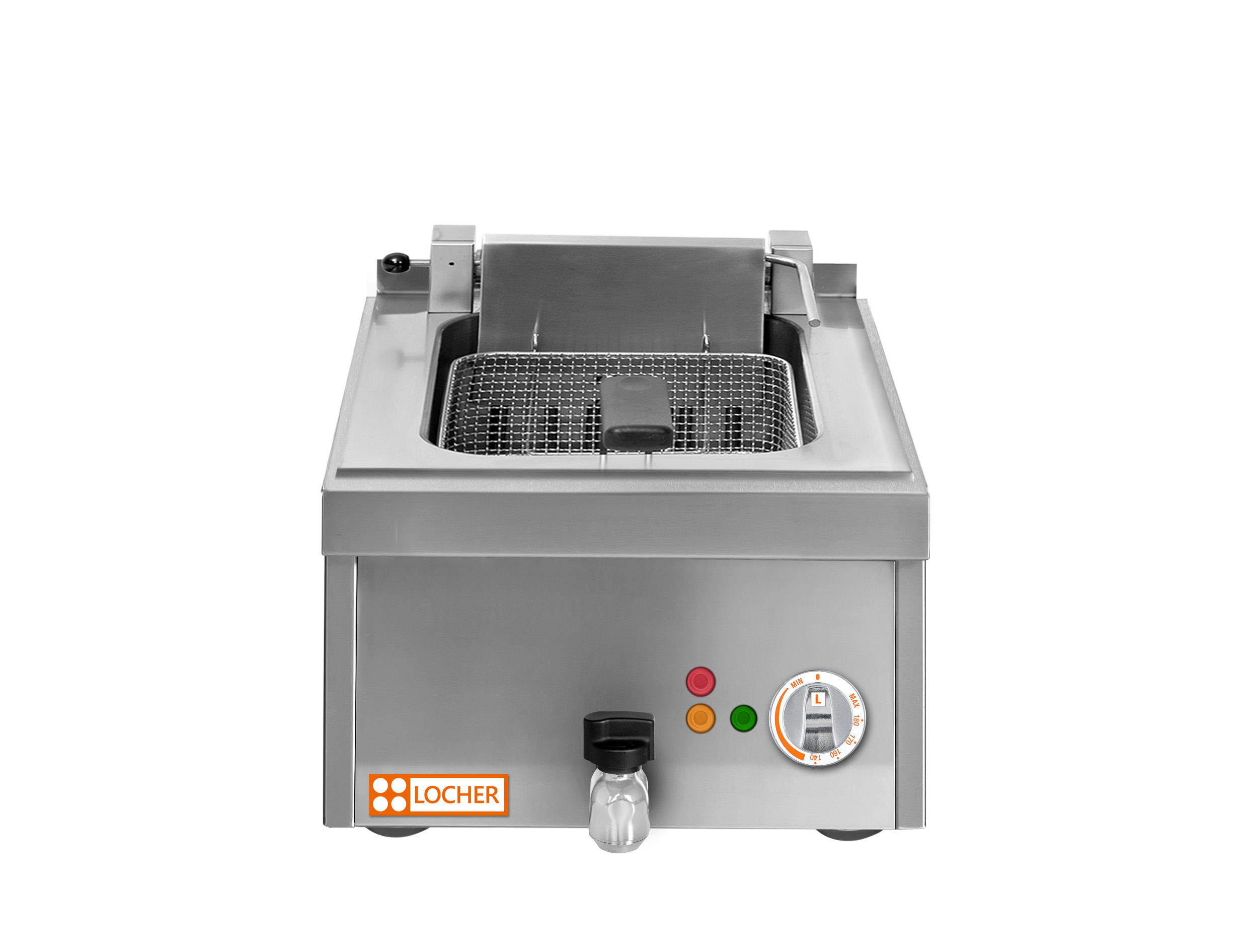 Locher Elektro-Fritteuse Flex 600, 1 × 10 Liter, 10 kW, Tischgerät