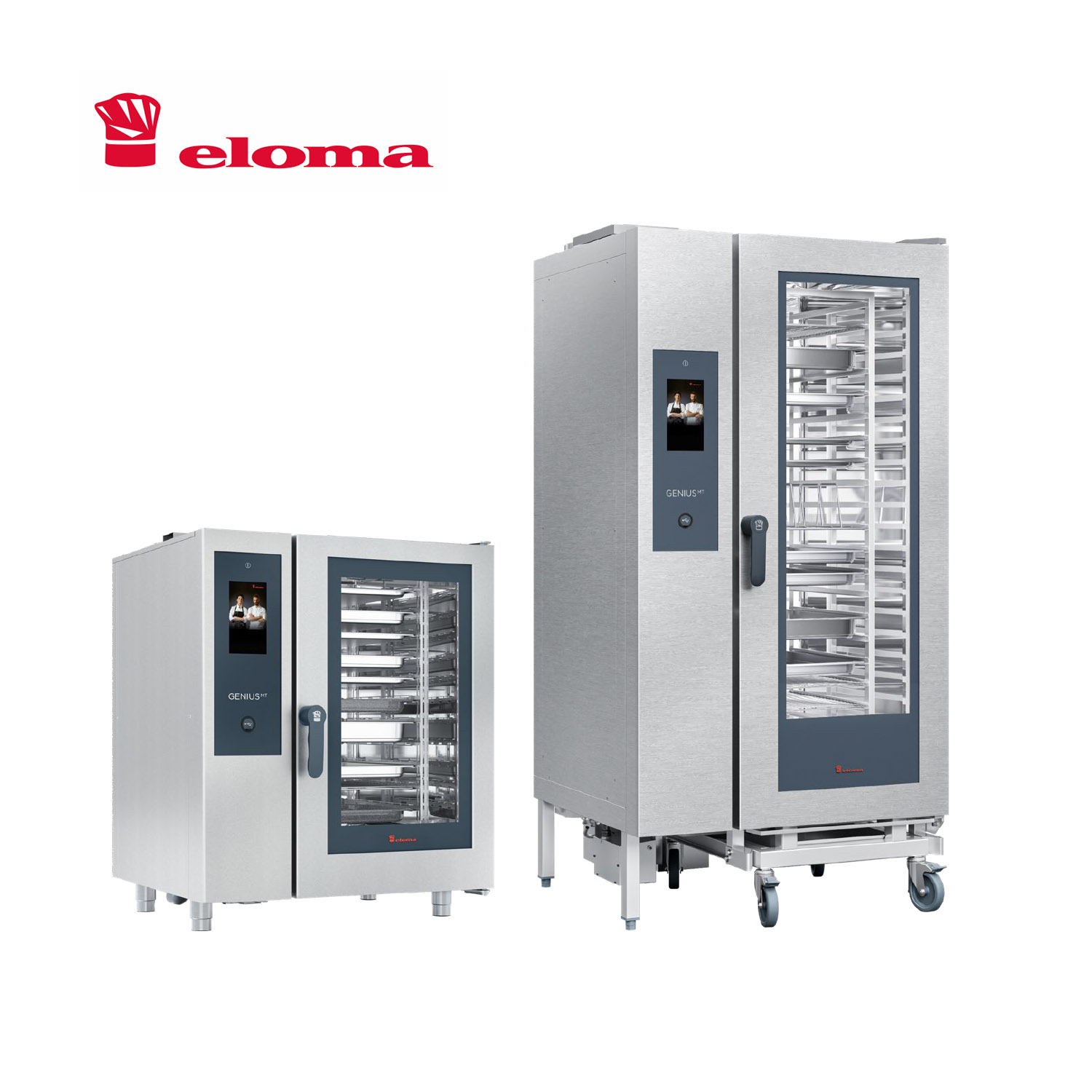 Eloma Genius MT, Kombidämpfer, Gas, 40 kW, 20 x GN 1/1, Türanschlag rechts