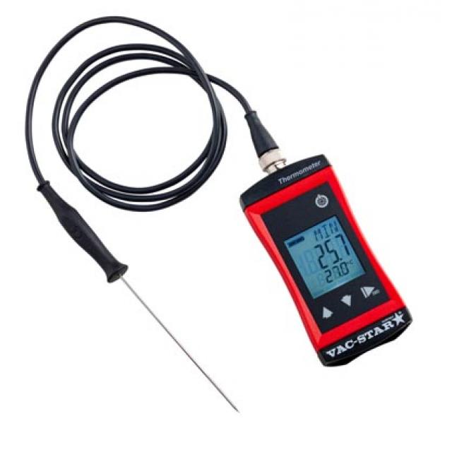 Kerntemperatur-Thermometer VAC-STAR mit Einstechsonde, Alarmfunktion