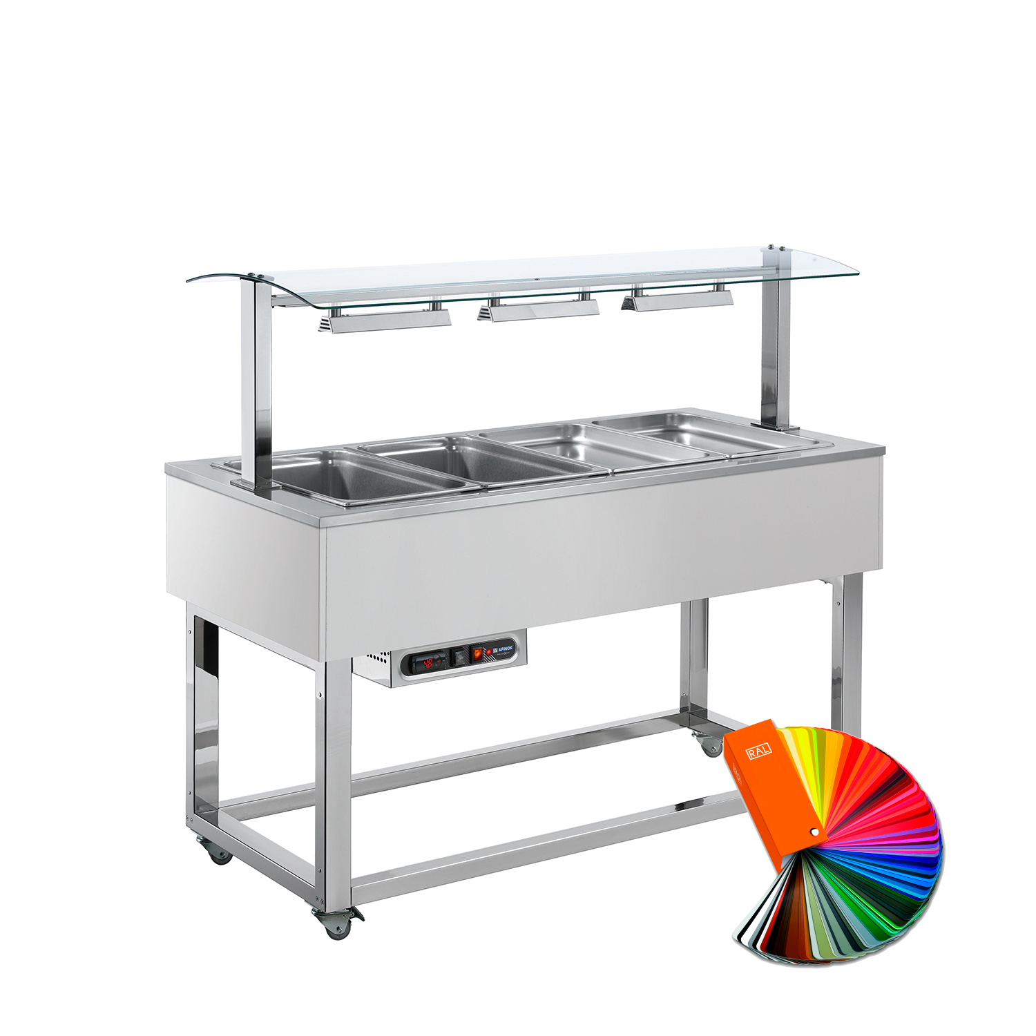 Speisebuffet ESSENCE ORANGE, 4 x GN 1/1, RAL special