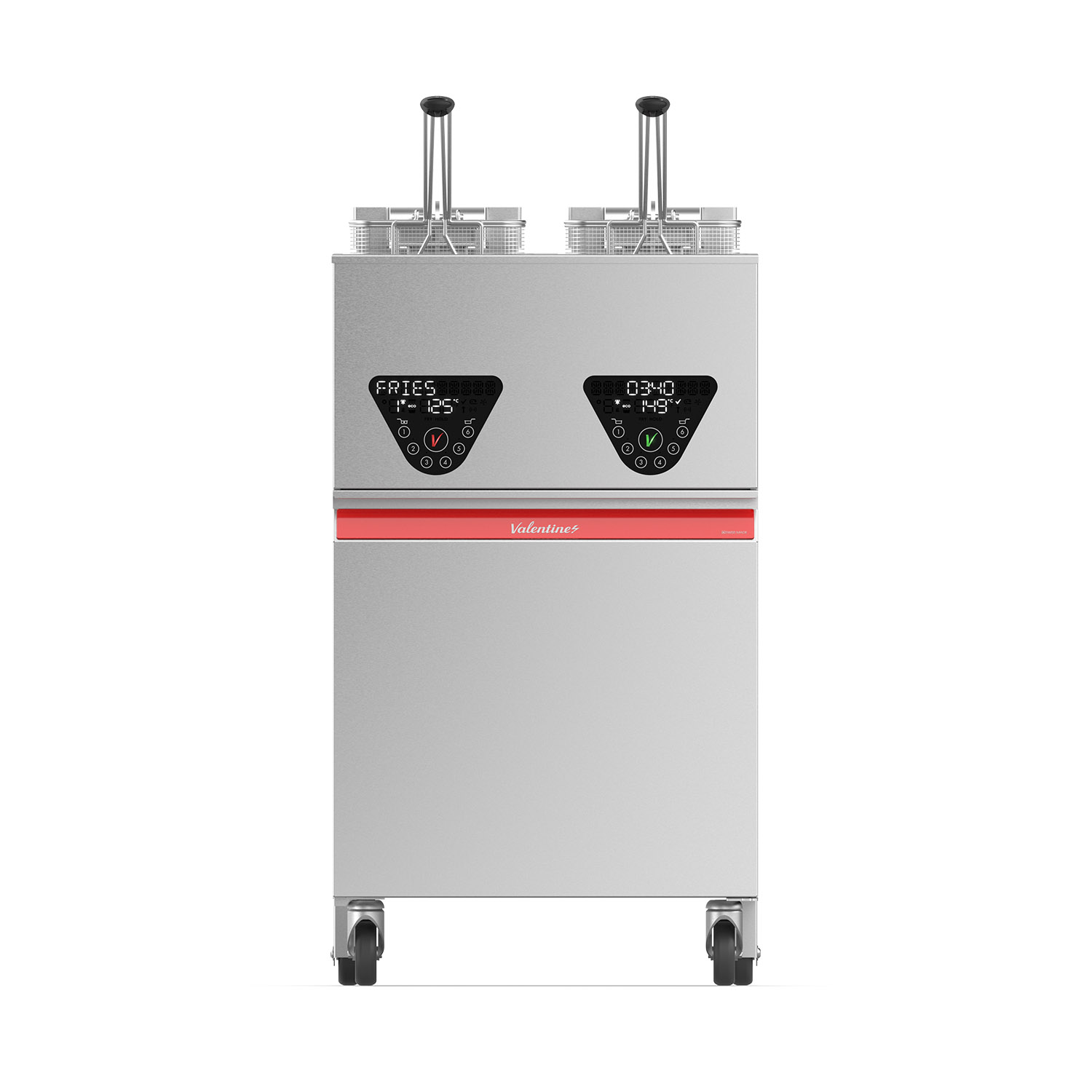 Standfritteuse Valentine The CORE Smart 2525, 2 x 9-10 Liter, ohne Optionen 