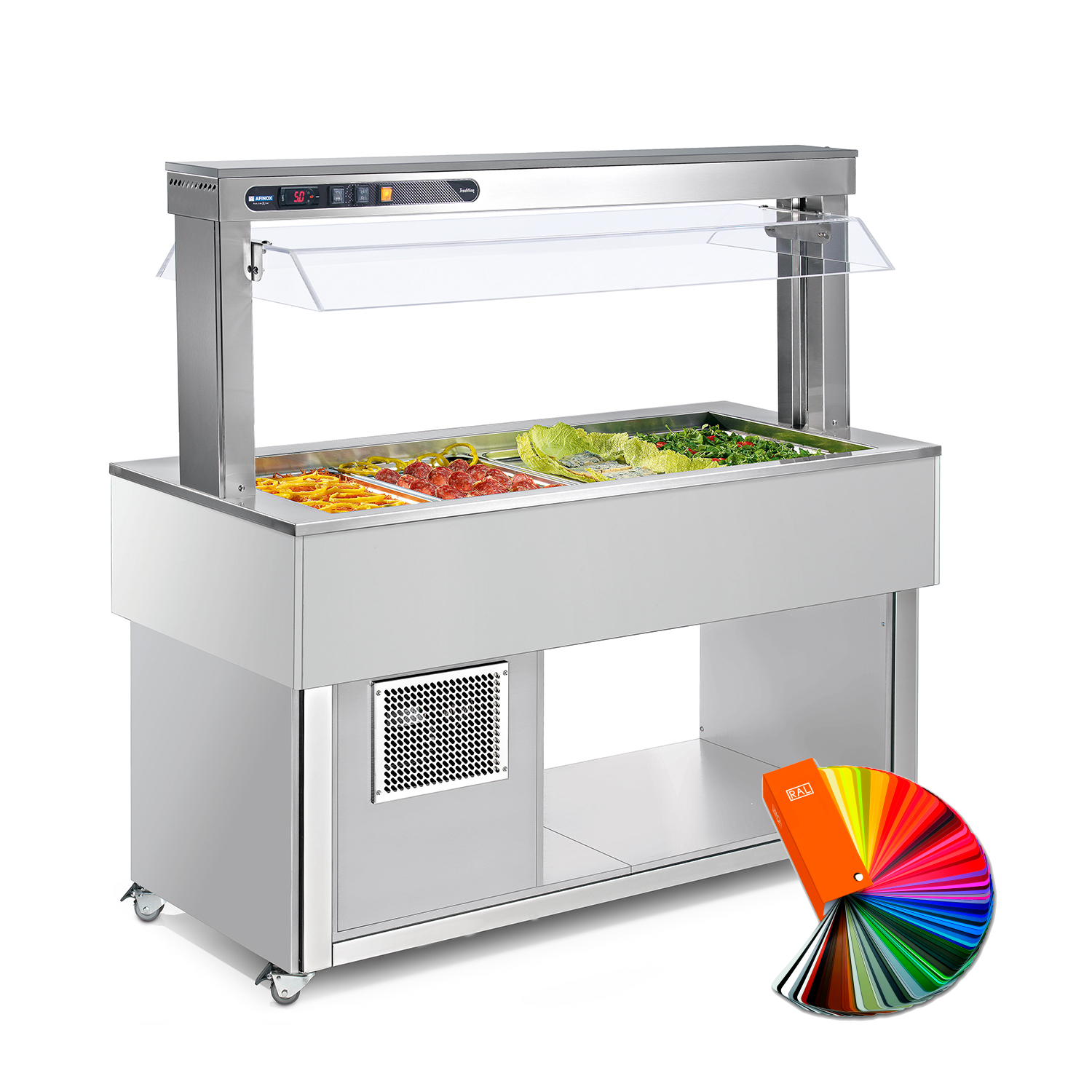 Frühstücksbuffet TRADITION GREEN, 4 x GN 1/1, RAL special