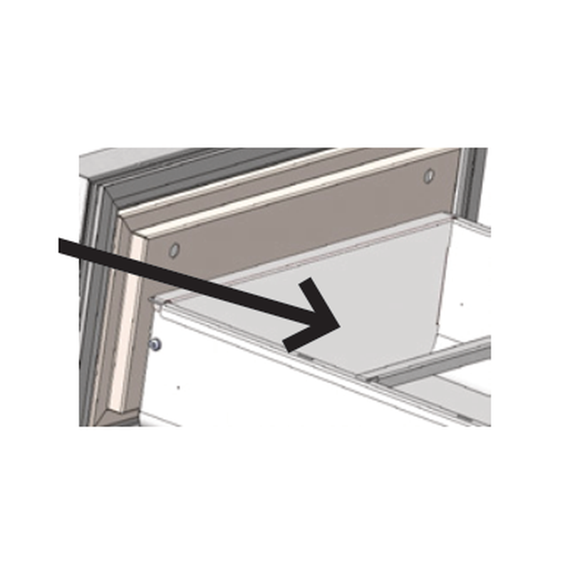 Innenabdeckung Schublade 1/3, H210mm Saladette GN Premium