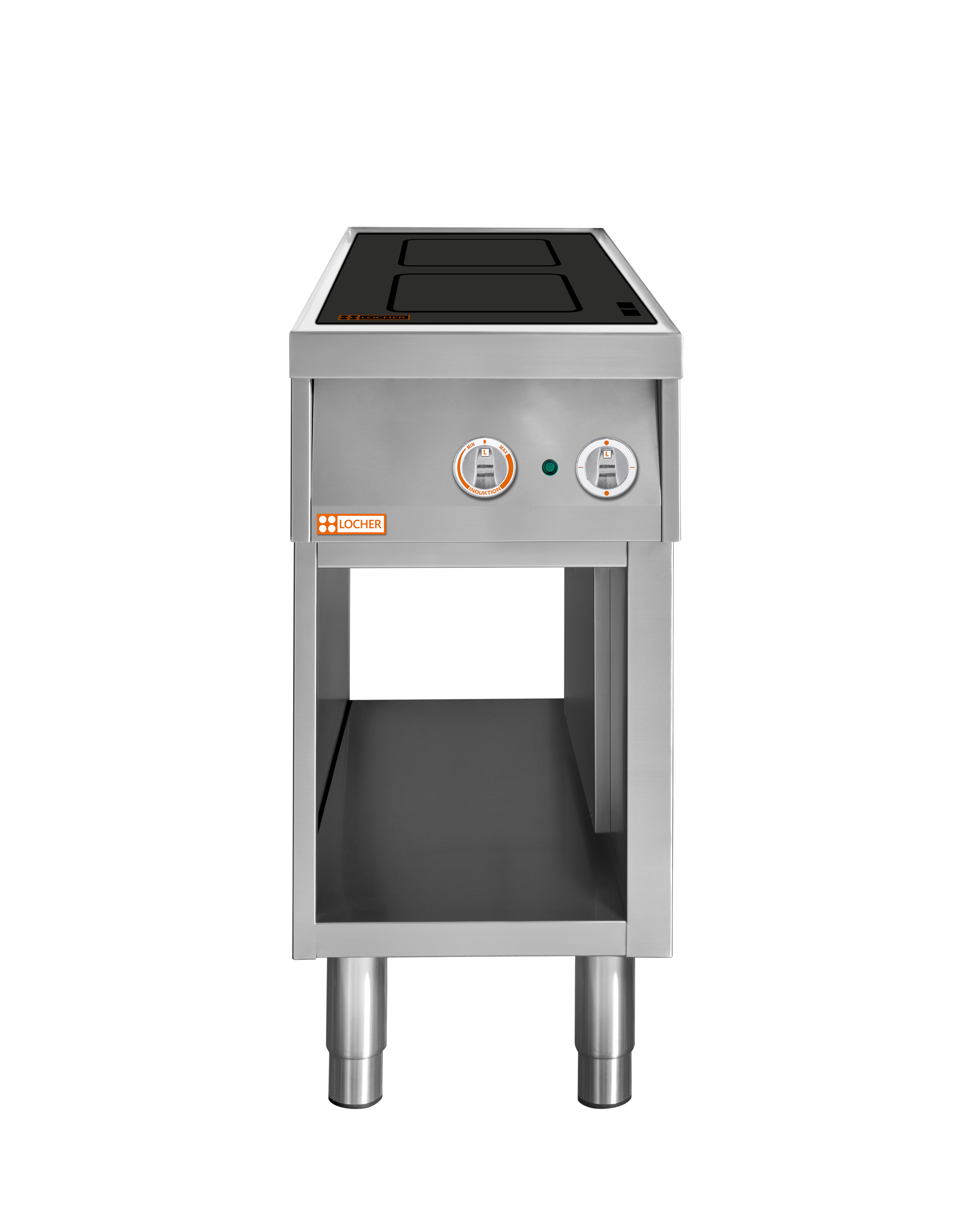Locher Induktionsherd Stand 900B, 2 Kochstellen à 7 kW Flächeninduktion