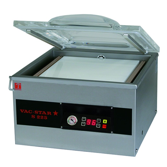 Vakuummaschine VAC-STAR S-225 DBV, Tischmodell, Schweissbalken 2×470 mm