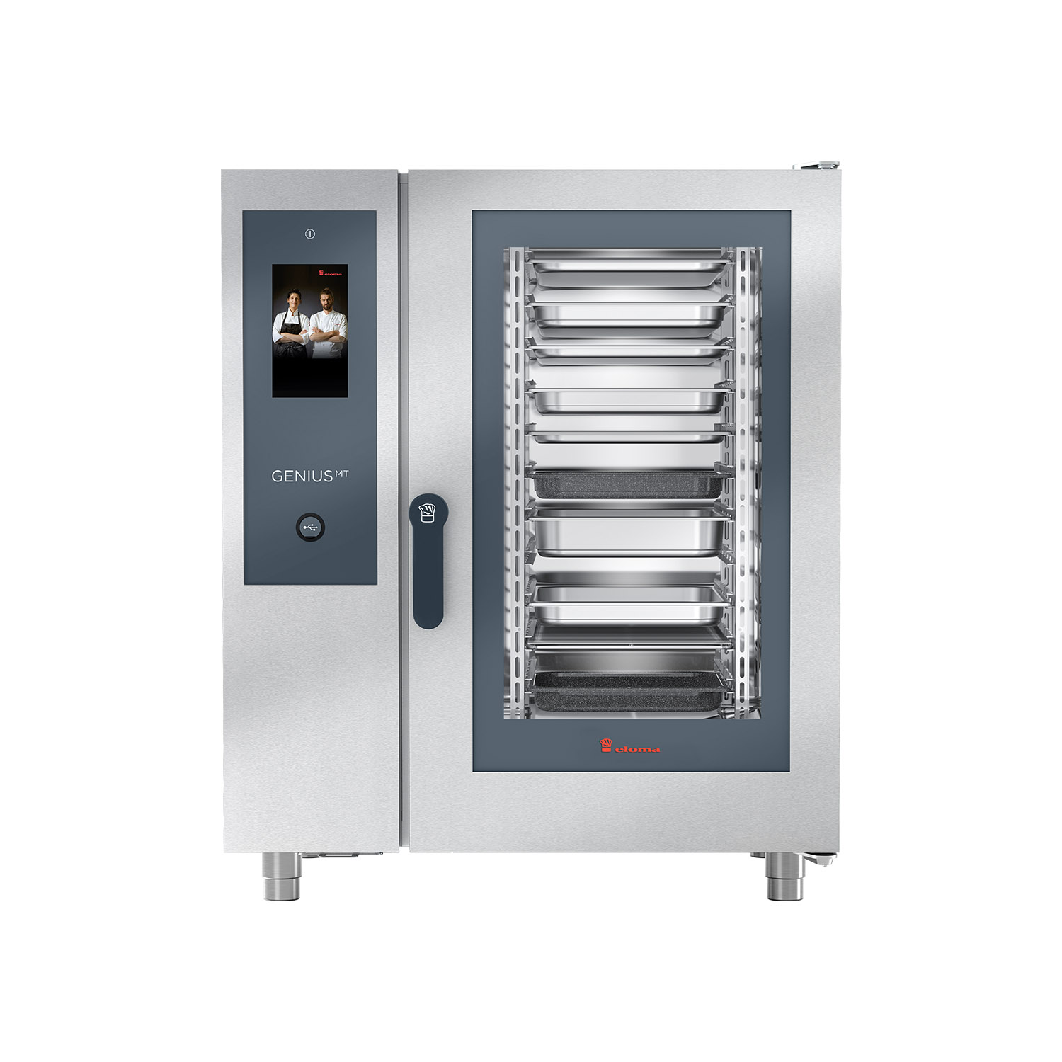 Eloma-Genius-MT-10-11-Heissluftdmpfer-Rechtsanschlag-Frontal