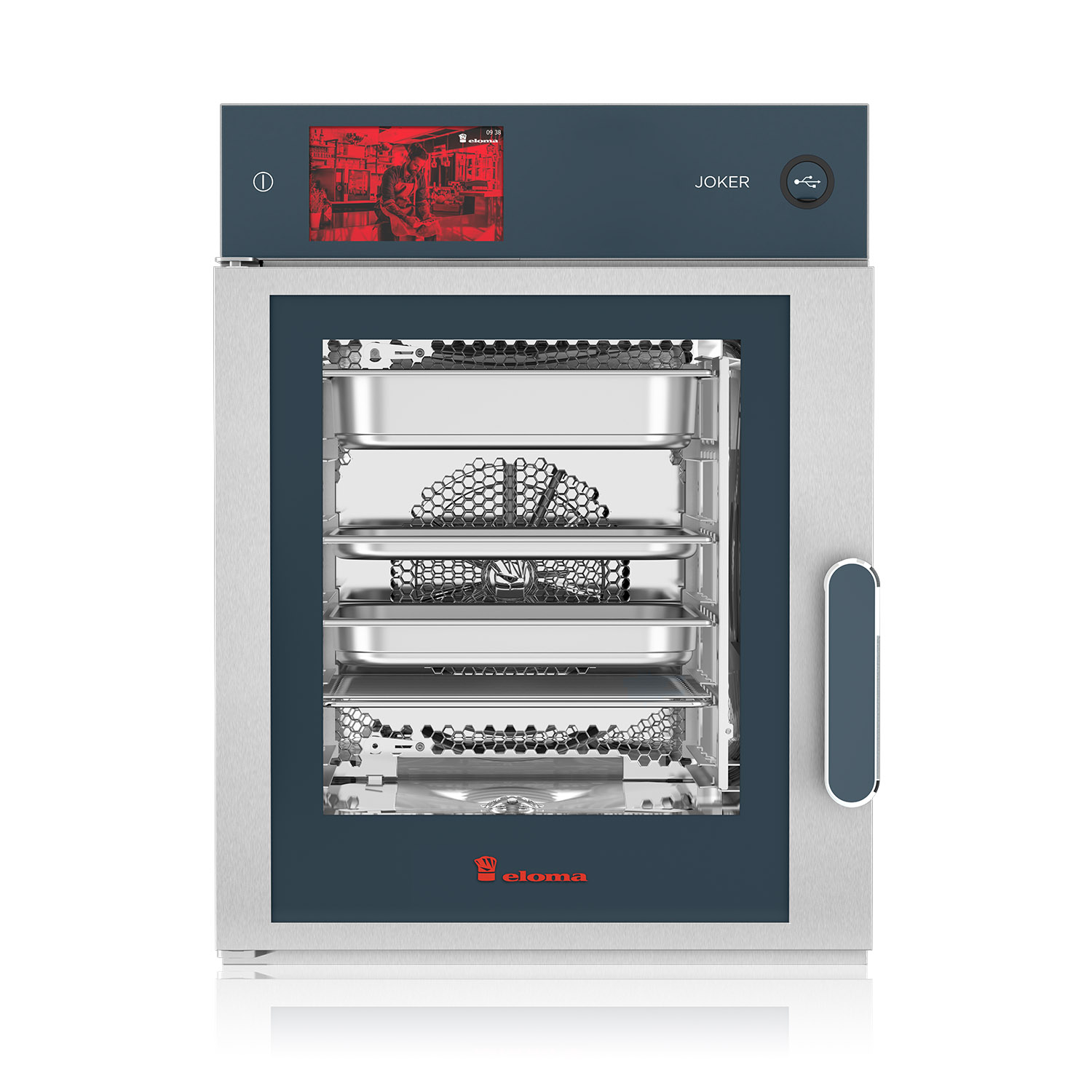 Eloma-Joker-Heissluftdmpfer-MT-Bedienung Oben-Linksanschlag-Frischdampfsystem-Einbau-Edition-Serie-20