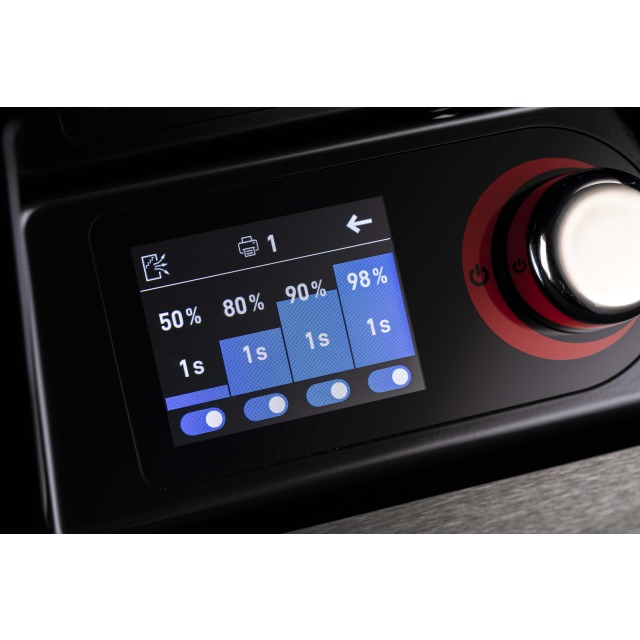 VAC-STAR iVAQ Touch-Display: StepVAQ stufenweises Evakuieren