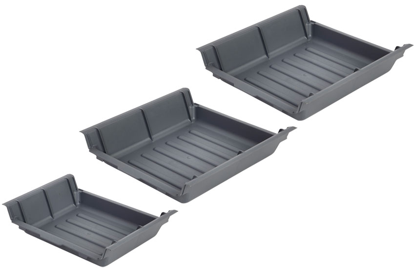 Fermostock Auffangbehälter-Kombination für Auflage 460 x 1170 mm (1 x A 2 x B)