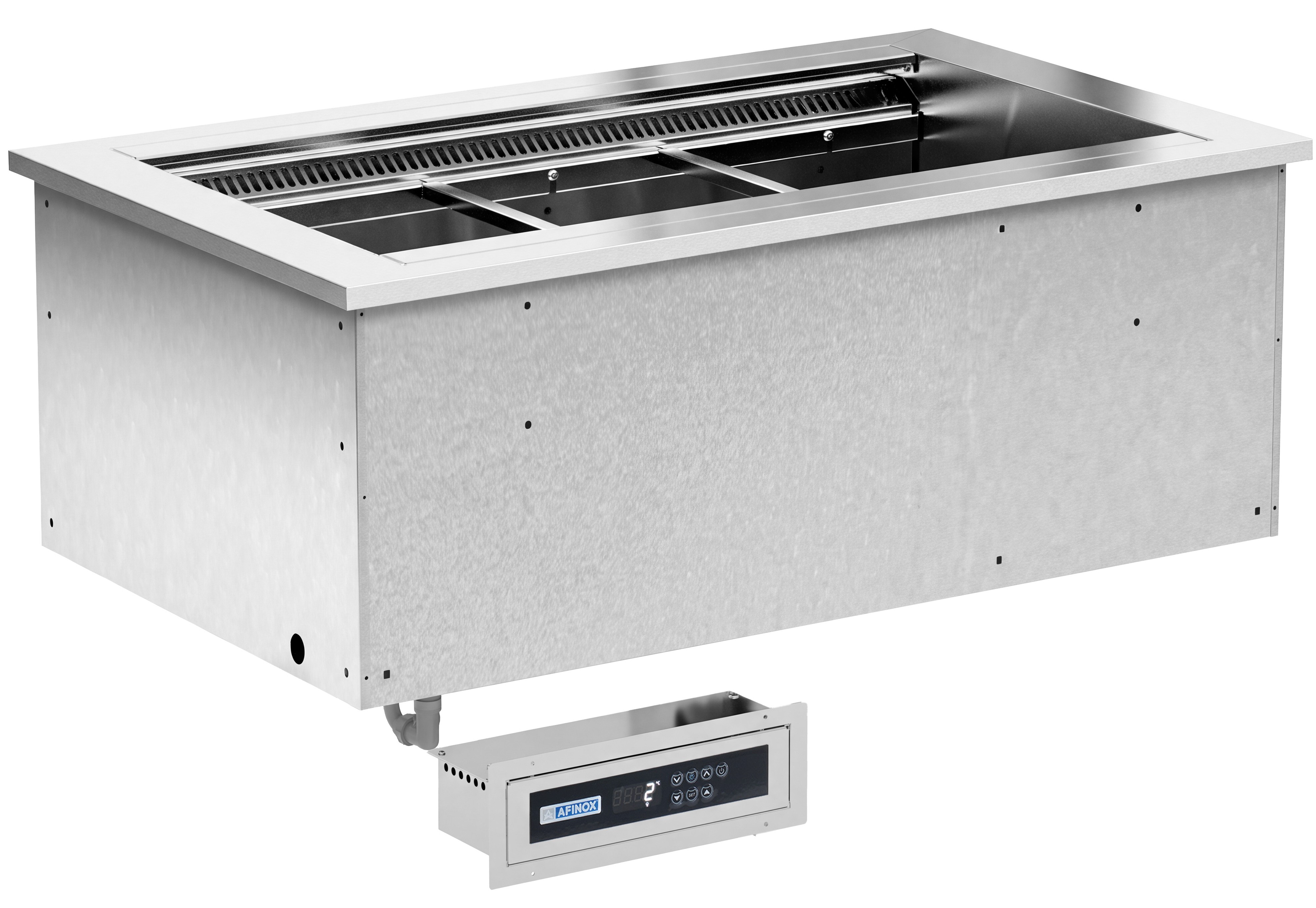 Einbau-Kühlwanne SOUL PLUS BLUE, 3 x GN 1/1, ohne Aggregat