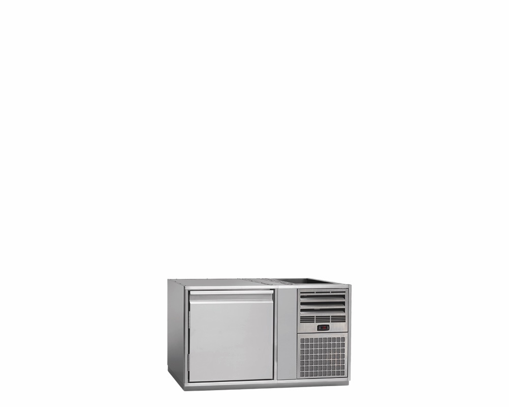 Tiefkühlunterbau GN Premium, 1 Tür, H 520 mm, steckerfertig