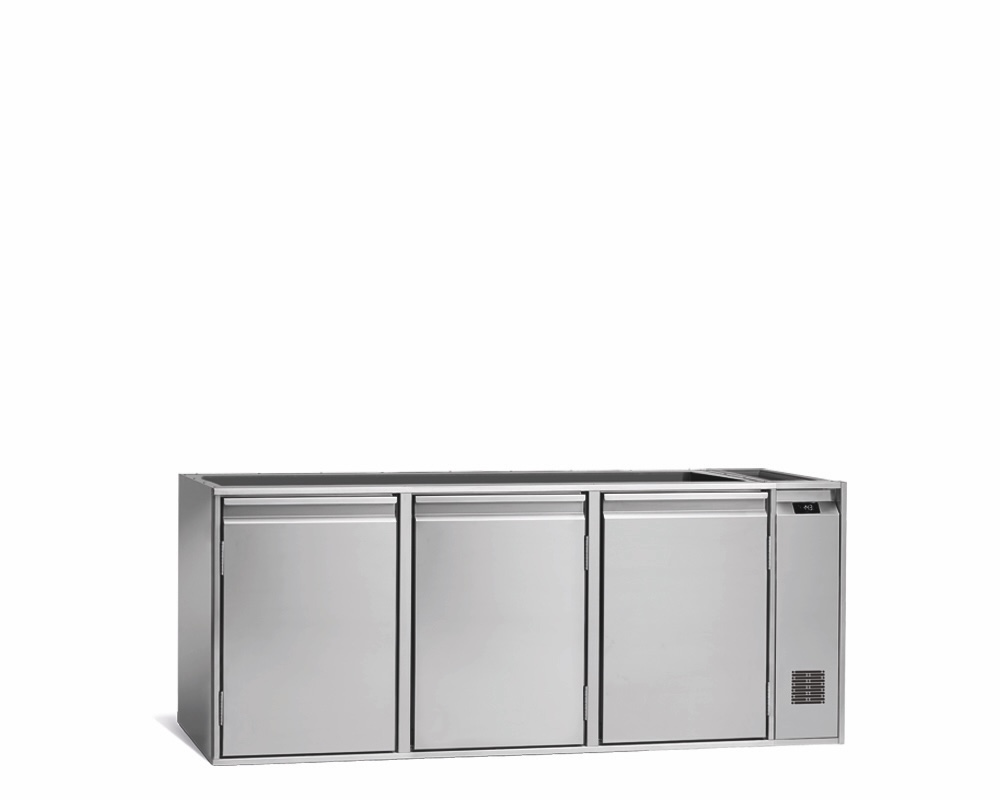 Saladette GN Premium, 3 Türen, H 700 mm, zentralgekühlt