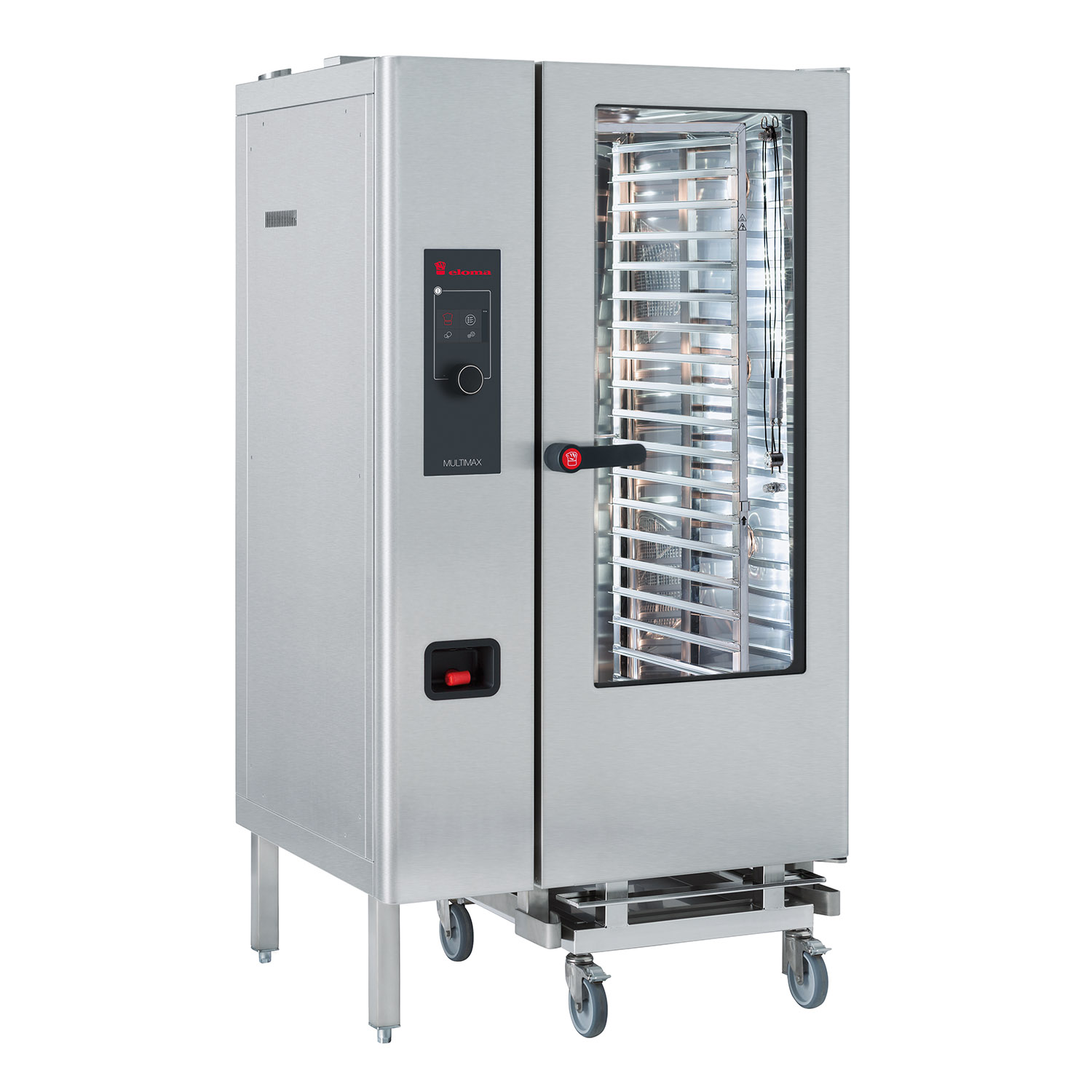 Eloma MULTIMAX, Kombidämpfer, Gas, 40 kW, 20 x GN 1/1, Türanschlag rechts