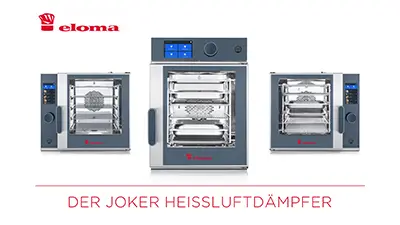 Eloma JOKER Heissluftdämpfer 6 x GN 2/3, ST-Steuerung