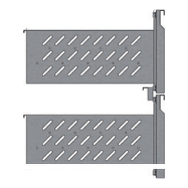 Ladenmodul mit Übervollauszügen Getränkekühltisch AT, Teilung 1/2 - 1/2, 2–4 Türen, Tiefe 680 mm