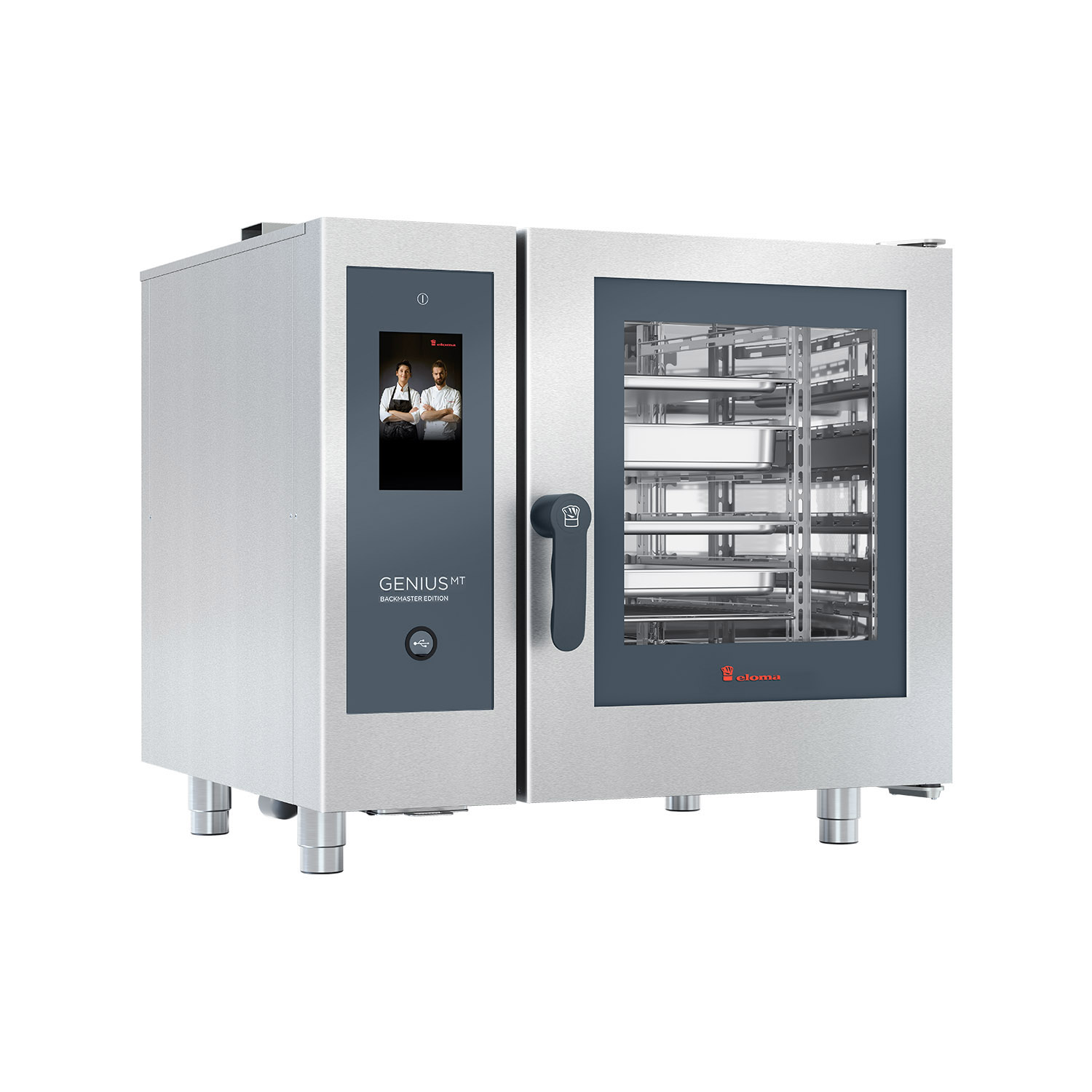 Eloma Genius MT, Kombidämpfer, Elektro, 6 x GN 1/1, Türanschlag rechts