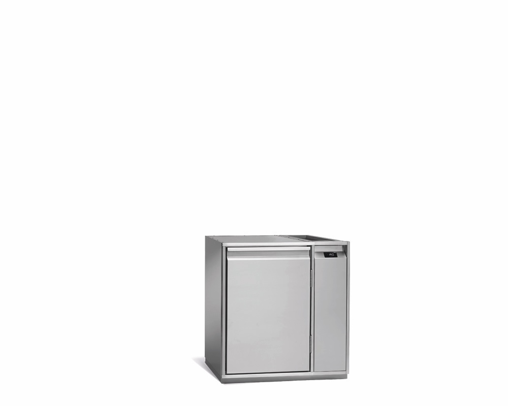 Getränkekühltisch AT, 1 Tür, H 815 × T 580 mm, zentralgekühlt