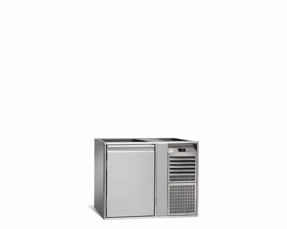 Saladette GN Premium, 1 Tür, H 700 mm, steckerfertig