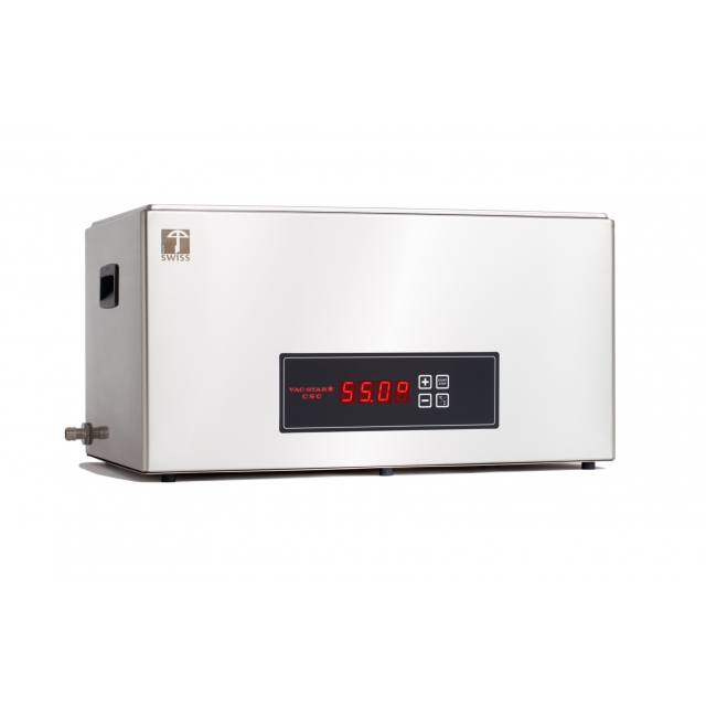 Sous-vide Wasserbad VAC-STAR CSC 20, 20 Liter, mit Wasserauslass und Inox-Deckel