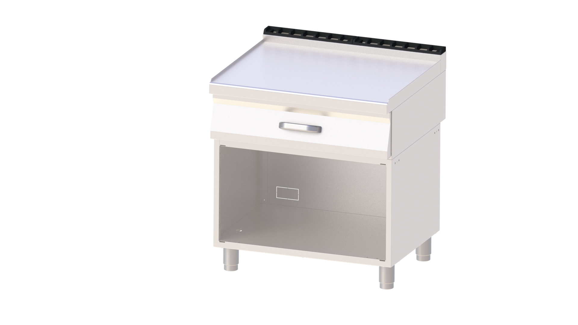 Locher Tischelement 800 neutral mit Schublade für Stand 900B