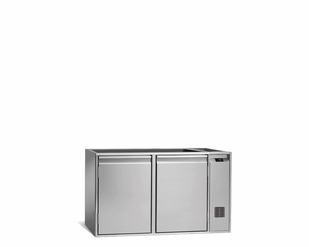 Saladette GN Premium, 2 Türen, H 750 mm, zentralgekühlt