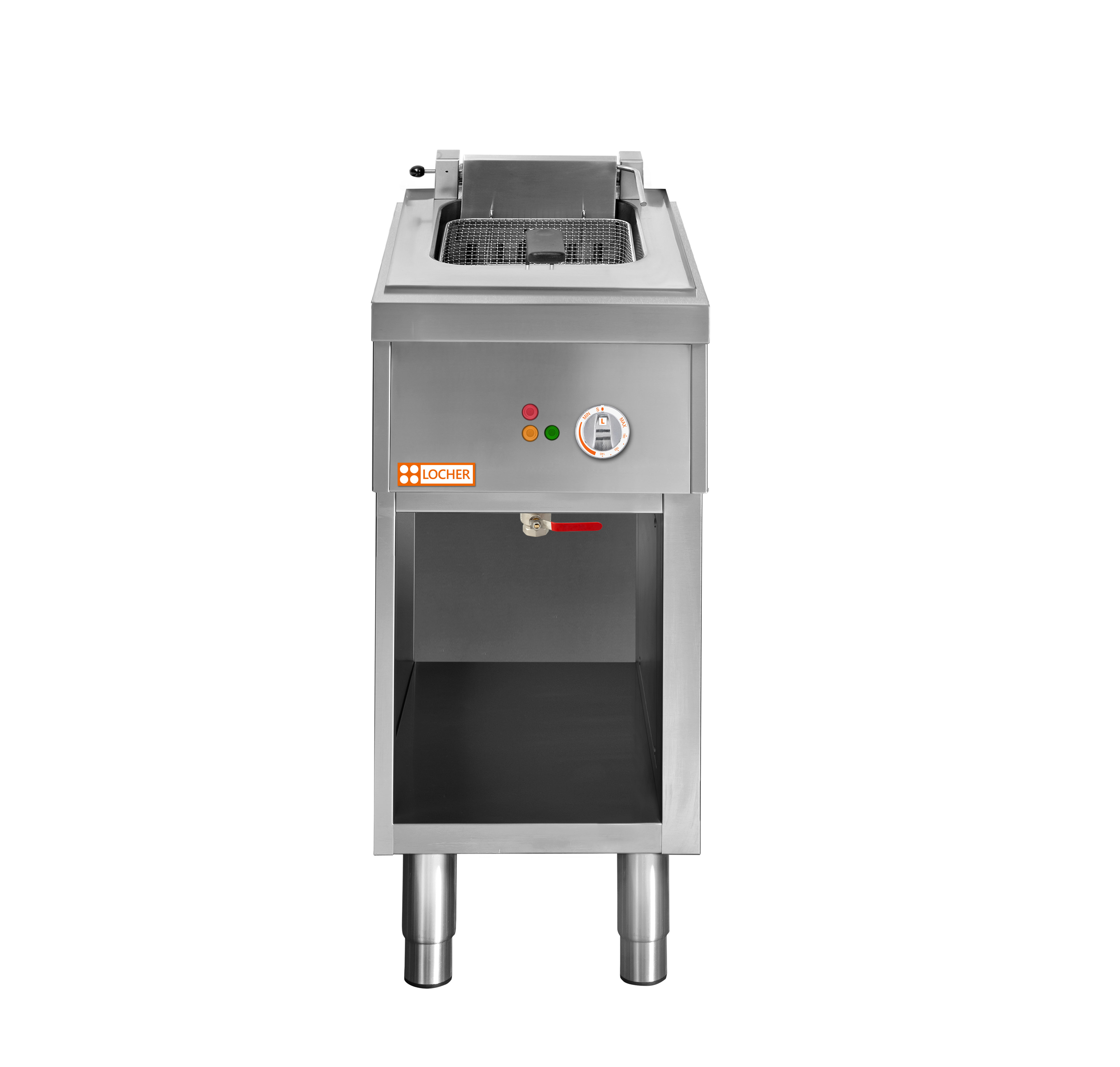 Locher Elektro-Fritteuse Stand 850, 1 Becken 15 Liter