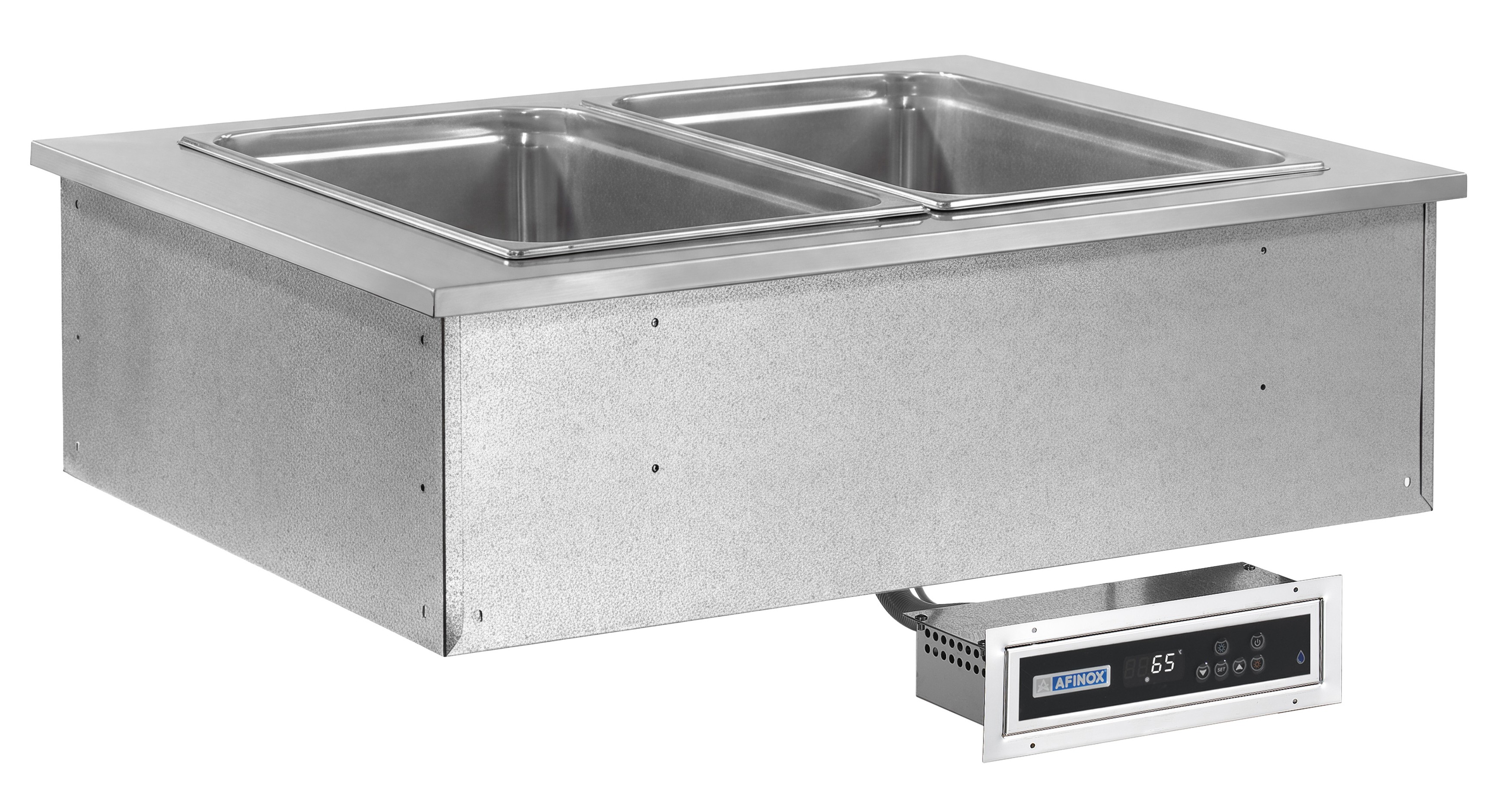Einbau-Bain-Marie SOUL PLUS RED, 2 x GN 1/1